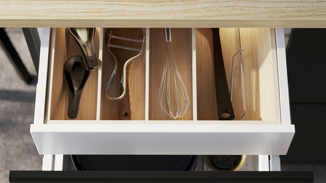 IKEA - Πώς να οργανώσετε τα συρτάρια της κουζίνας σας