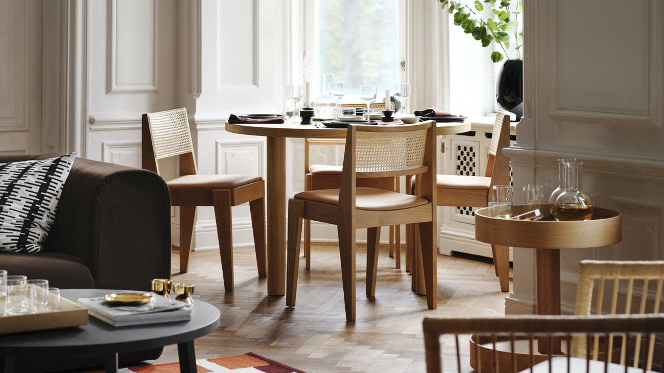 IKEA - Σκανδιναβικό στυλ: Μοντέρνα διακόσμηση τραπεζαρίας σαλονίου