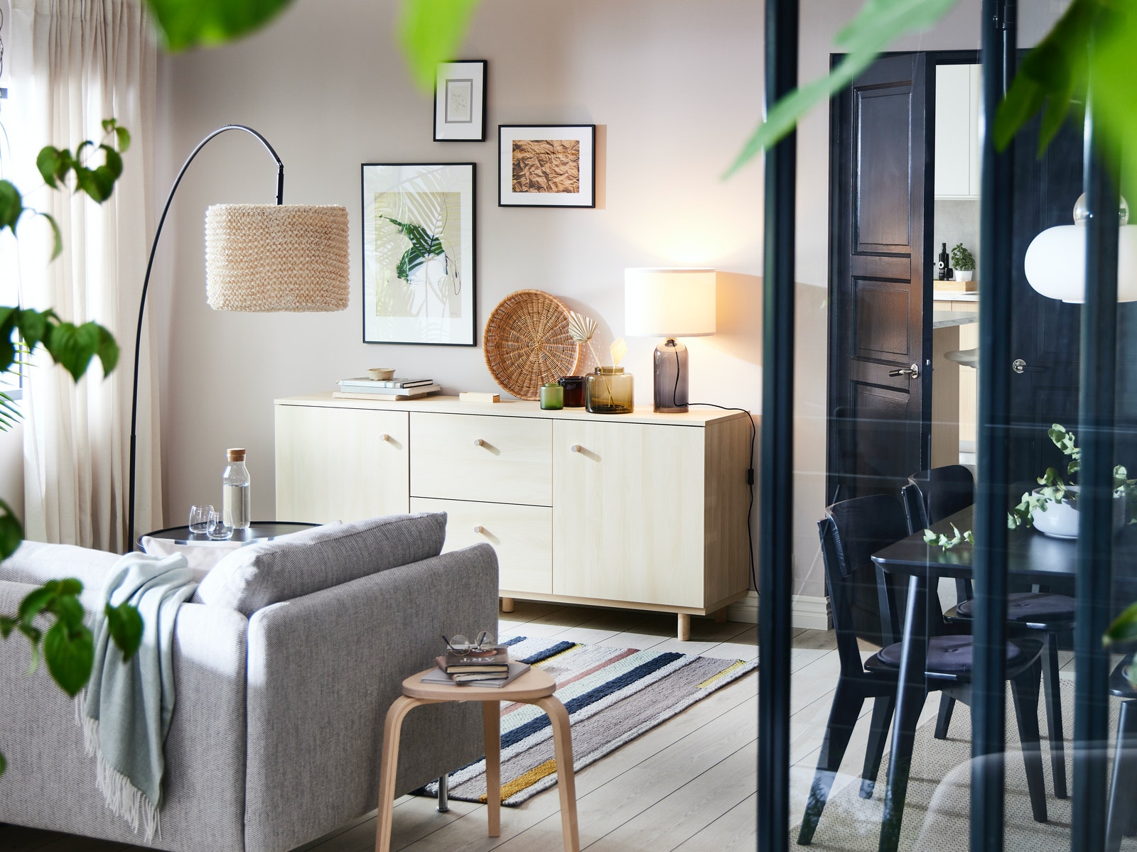 IKEA - A serene and stylish family living room