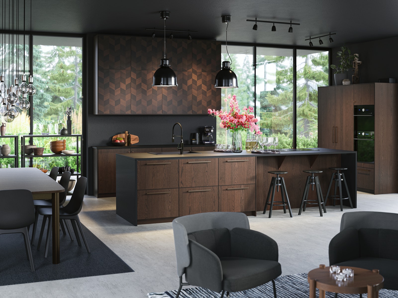 IKEA - A sleek and modern kitchen for memorable gatherings