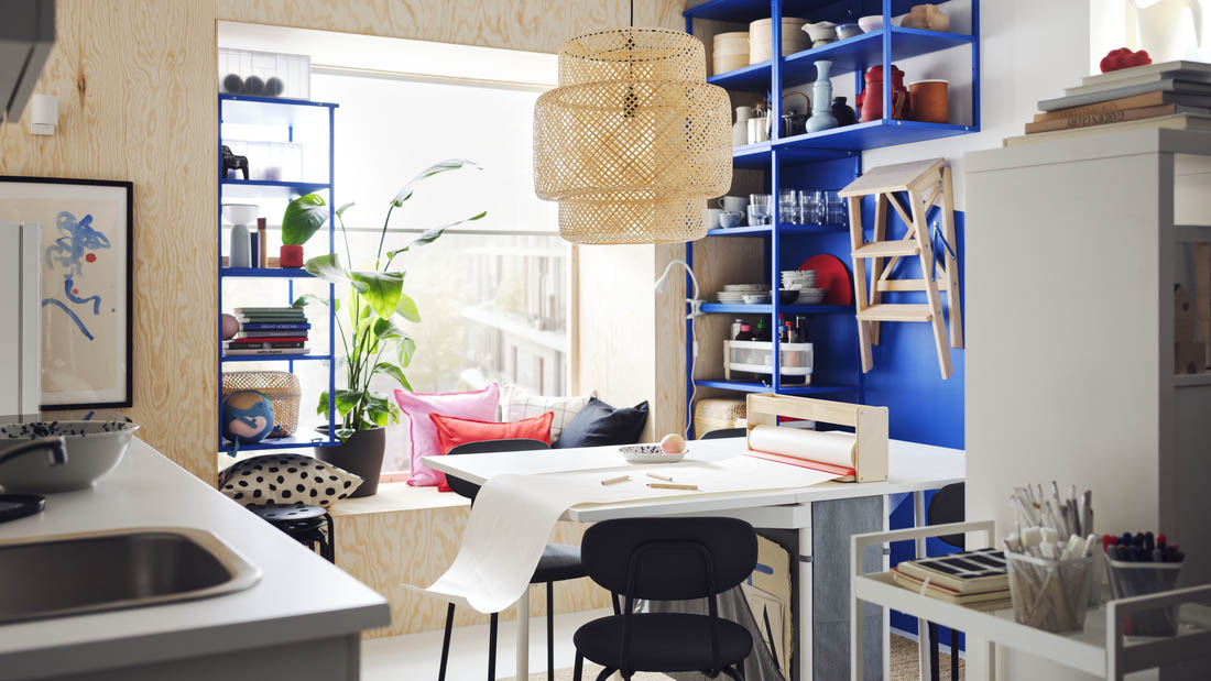 IKEA - Ιδέες για μία μικρή και λειτουργική τραπεζαρία με μοντέρνο Σκανδιναβικό στιλ