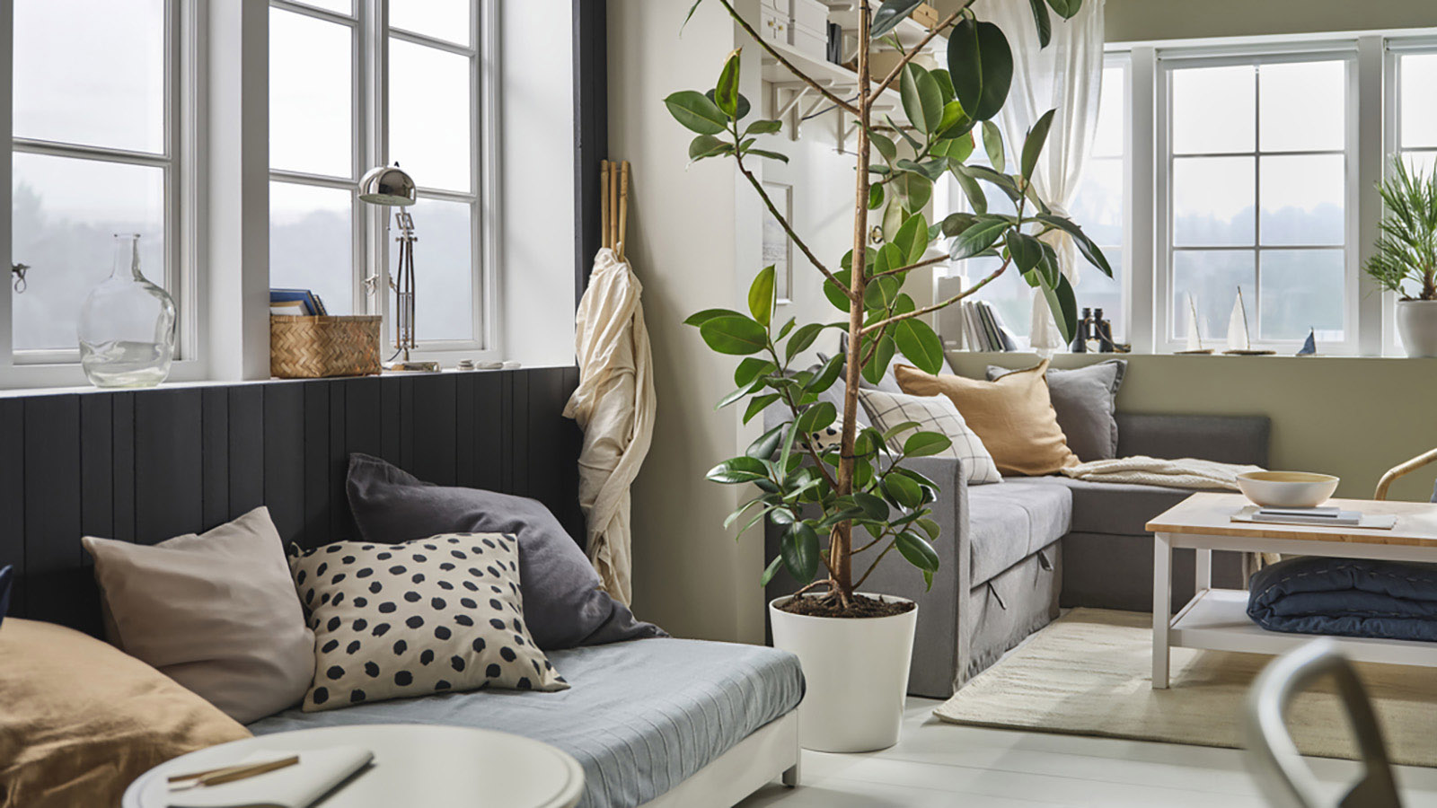 IKEA - Different ways to decorate with large plant pots for an oasis of calm