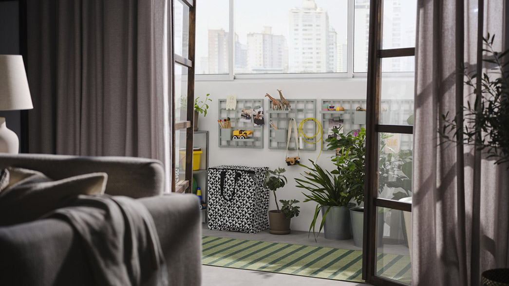 IKEA - Tips and ideas for extra storage on the balcony