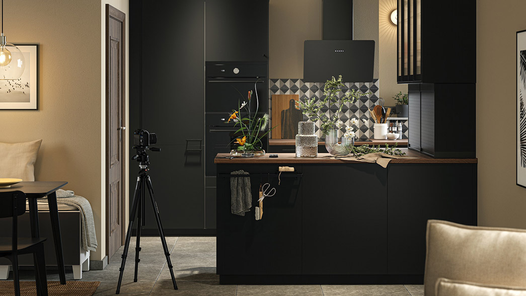 IKEA - The traditional functional kitchen for your active modern life