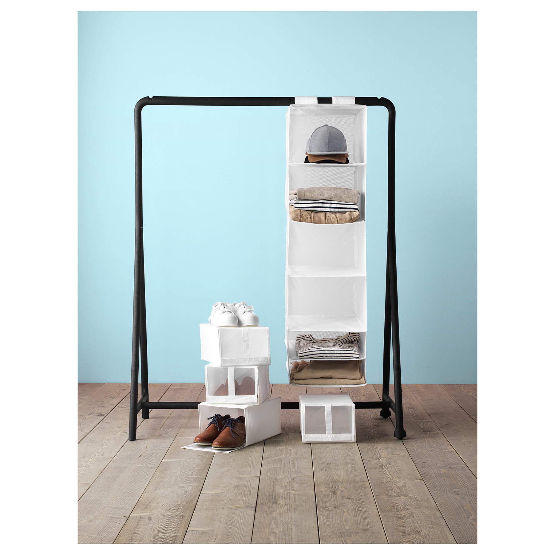 SKUBB, storage with 6 compartments, 002.458.80
