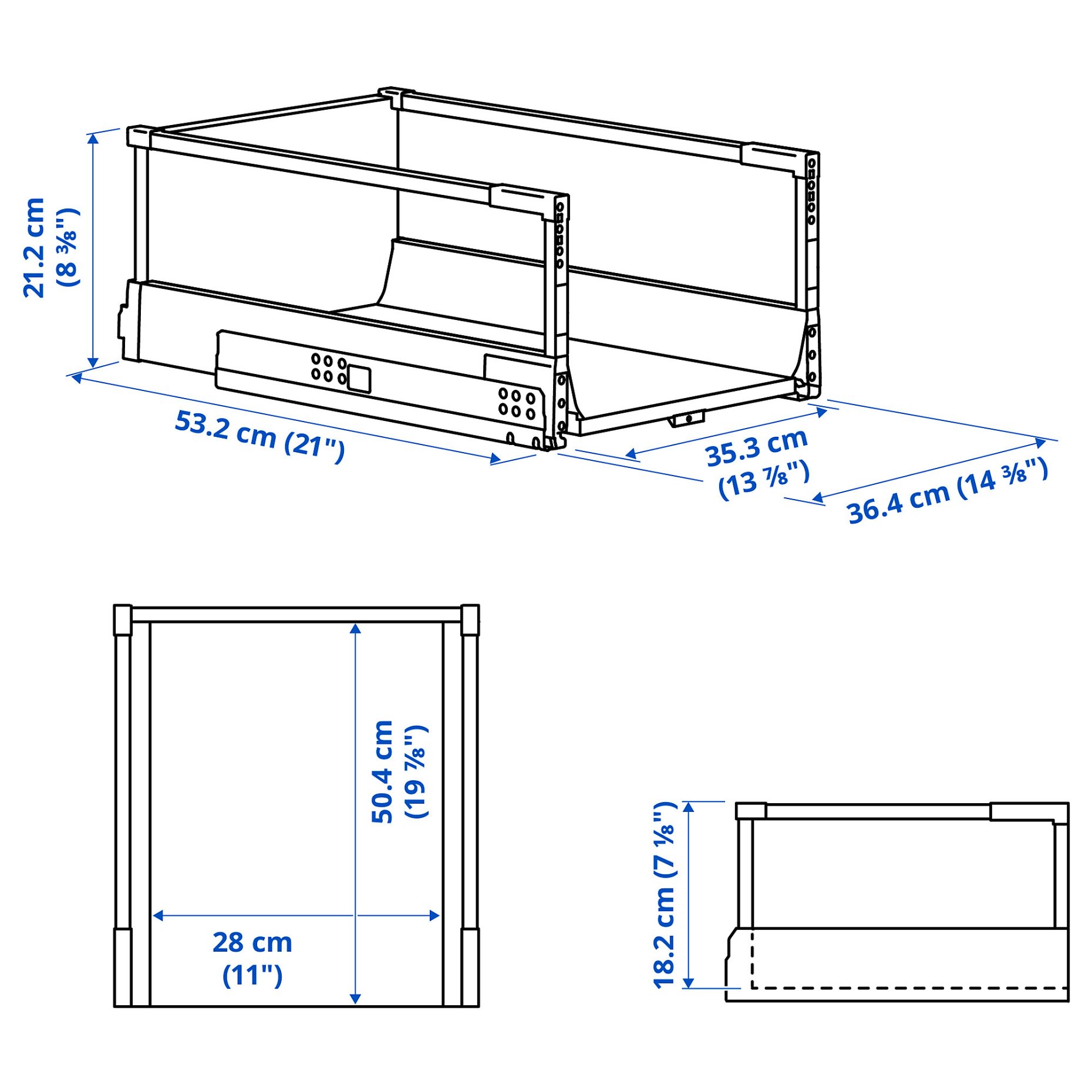 MAXIMERA, drawer, high, 002.850.22