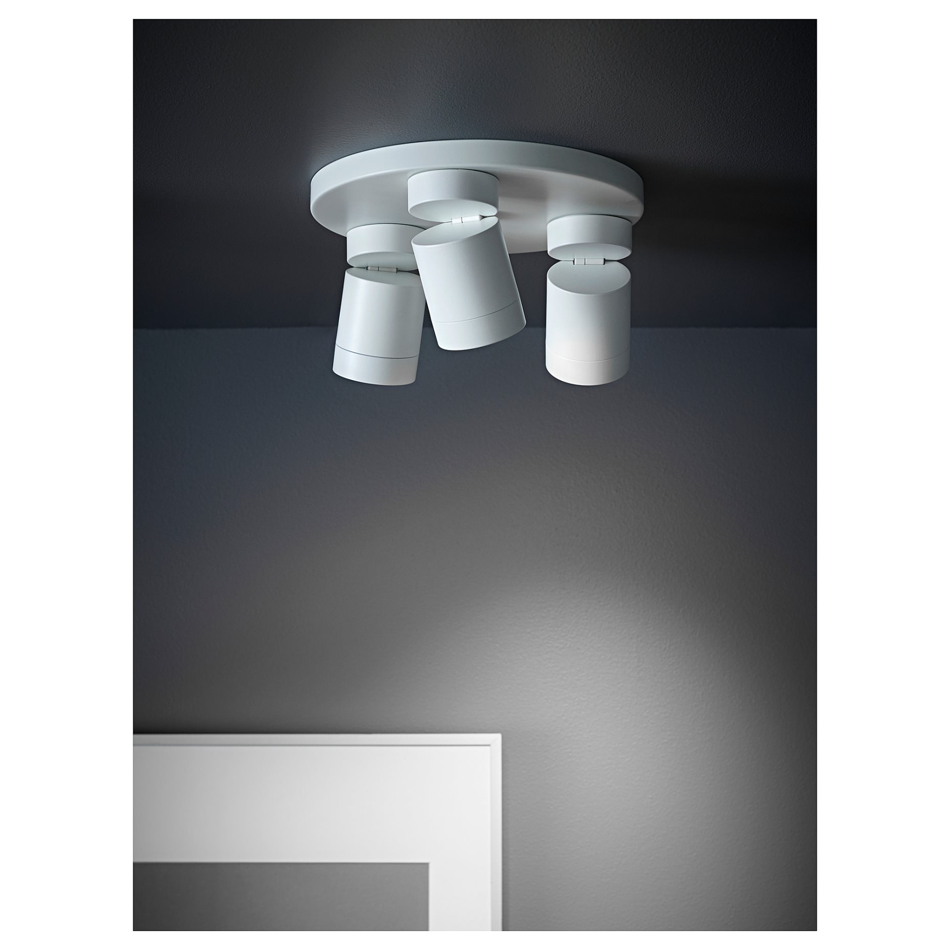 NYMÅNE, ceiling spotlight with 3 spots, 003.362.67