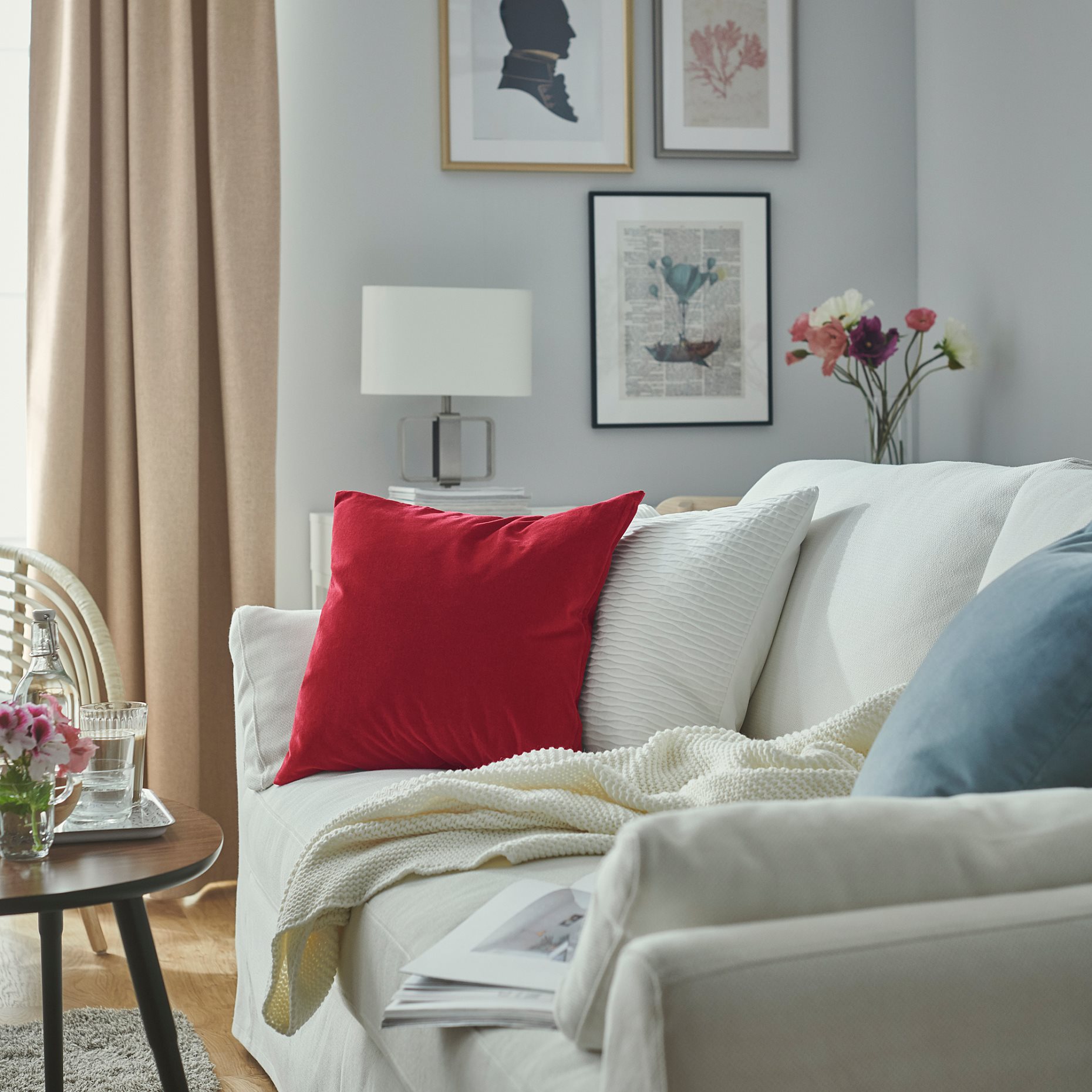 SANELA, cushion cover, 50x50 cm, 004.473.07