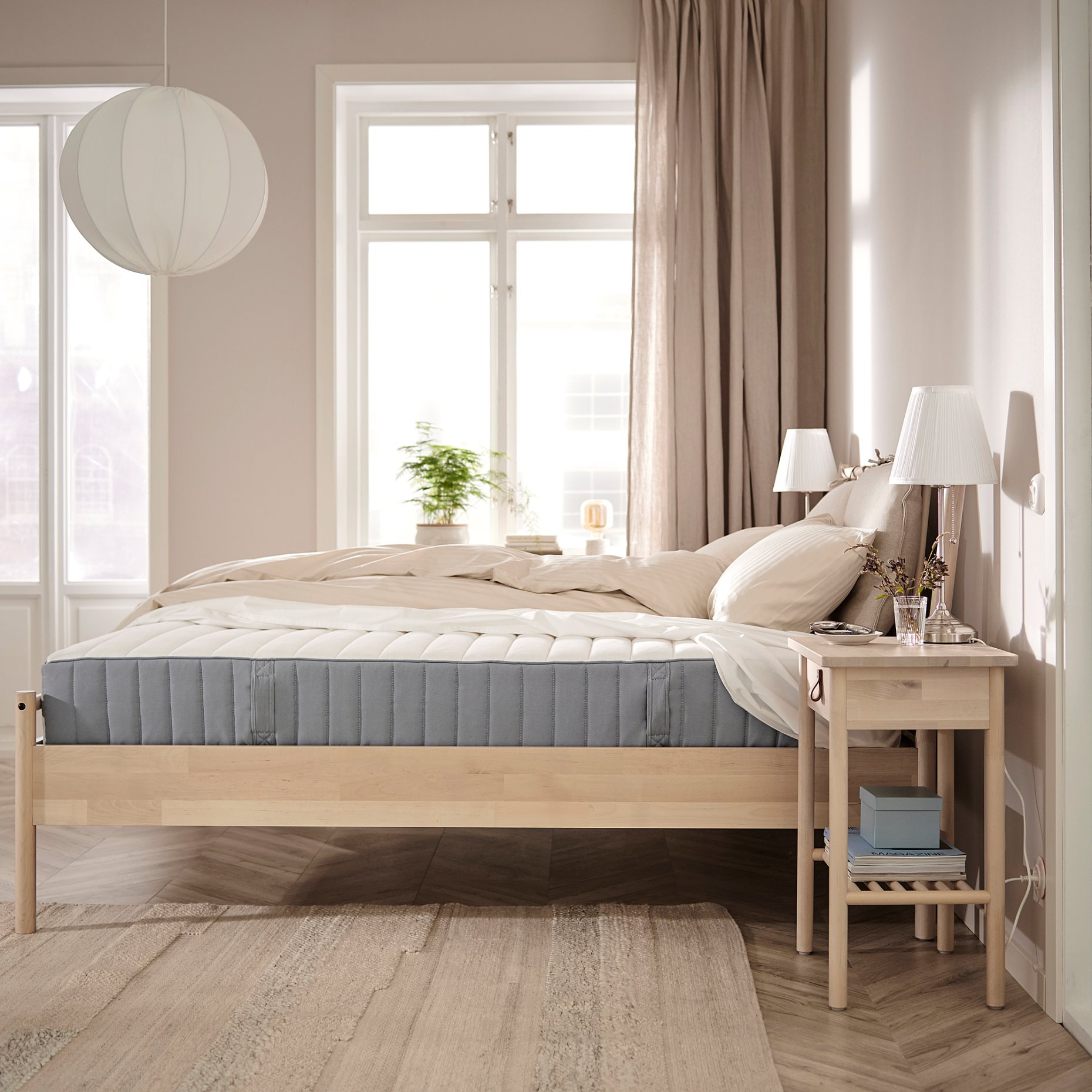 VALEVÅG, pocket sprung mattress/firm, 140x200 cm, 004.506.58