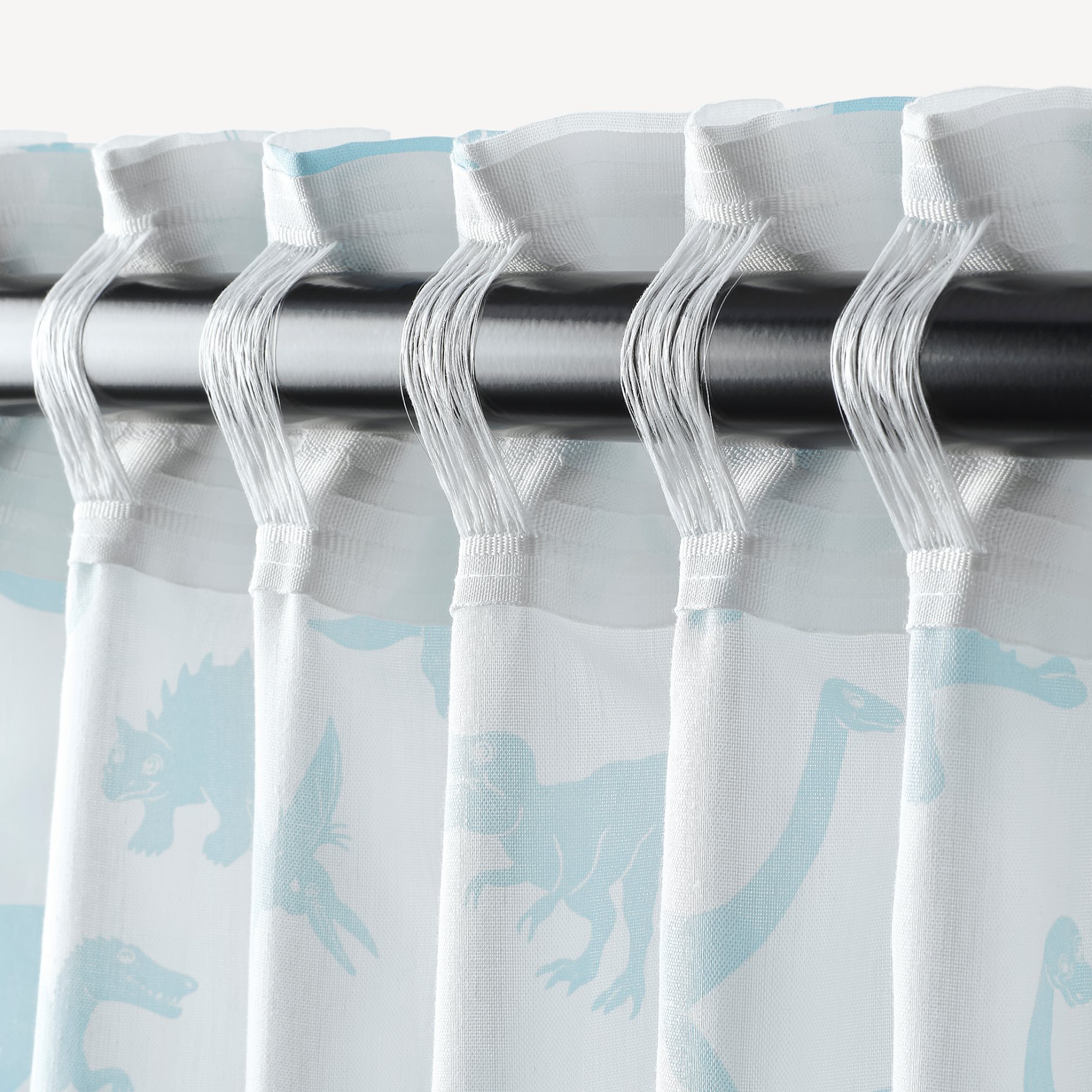 JÄTTELIK, curtains with tie-backs 1 pair 120x300 cm, 004.641.65