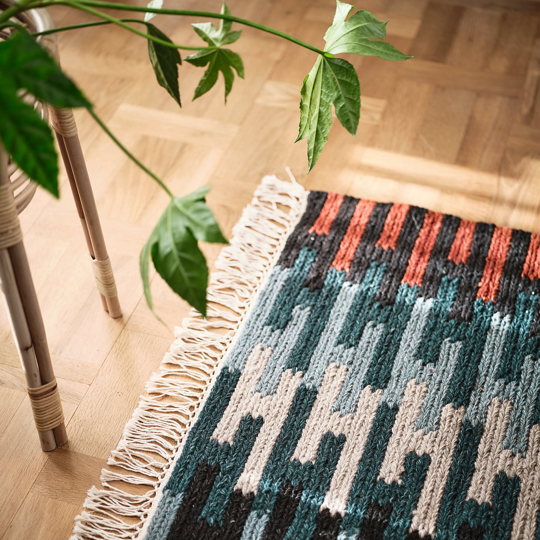 RESENSTAD, χαλί χαμηλή πλέξη, χειροποίητο 170x240 cm, 004.705.19