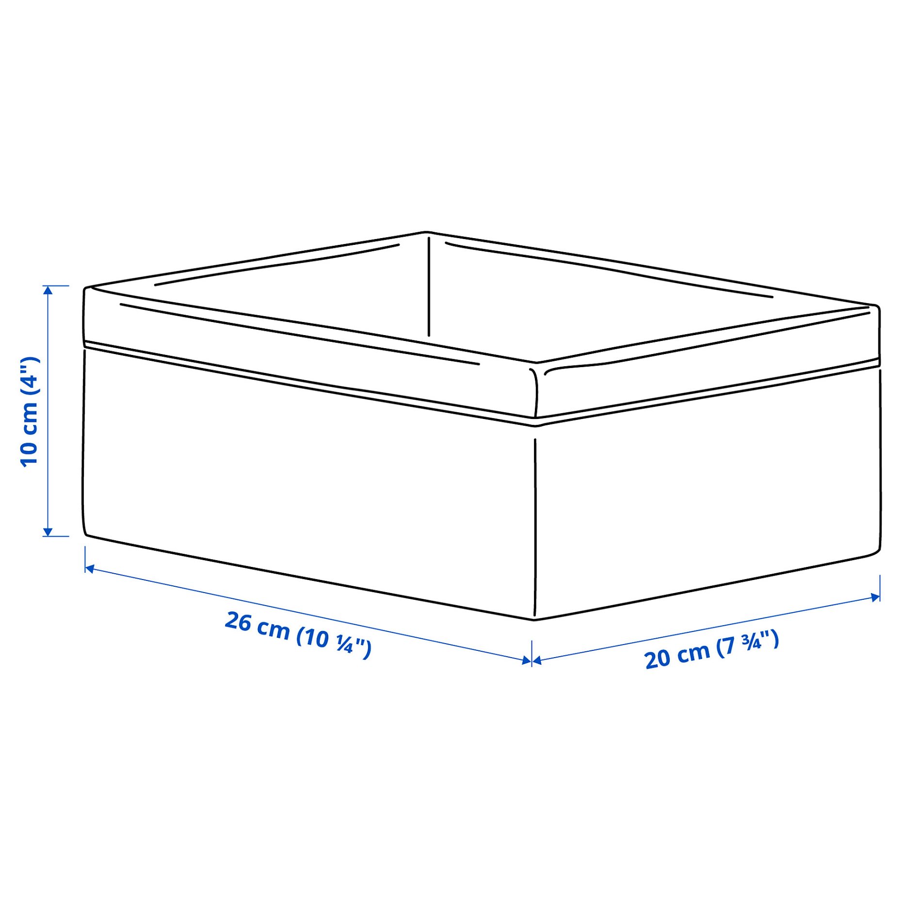 BAXNA, organiser, 20x26x10 cm, 004.743.72