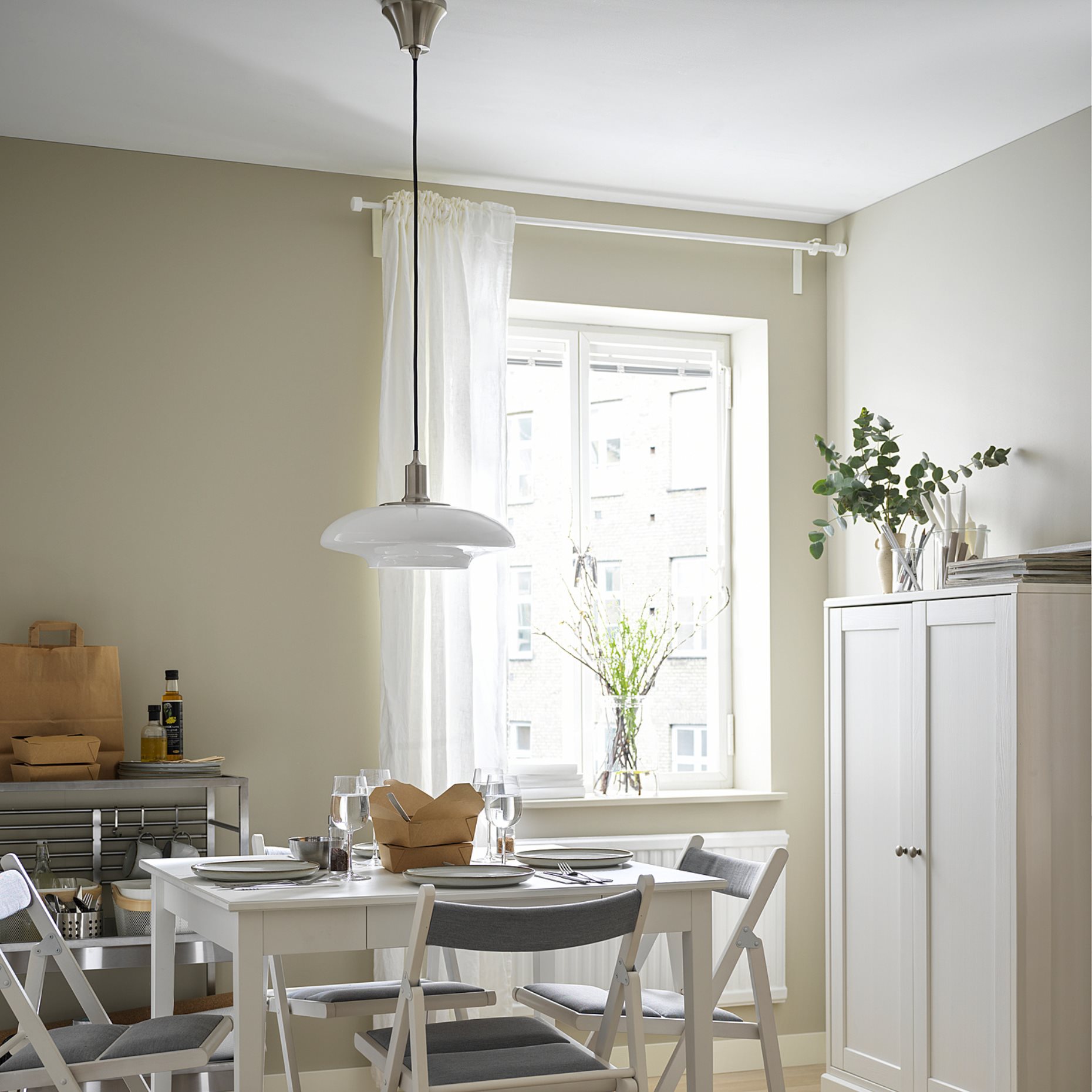 IDANÄS, drop-leaf table, 51/86x96 cm, 004.876.52