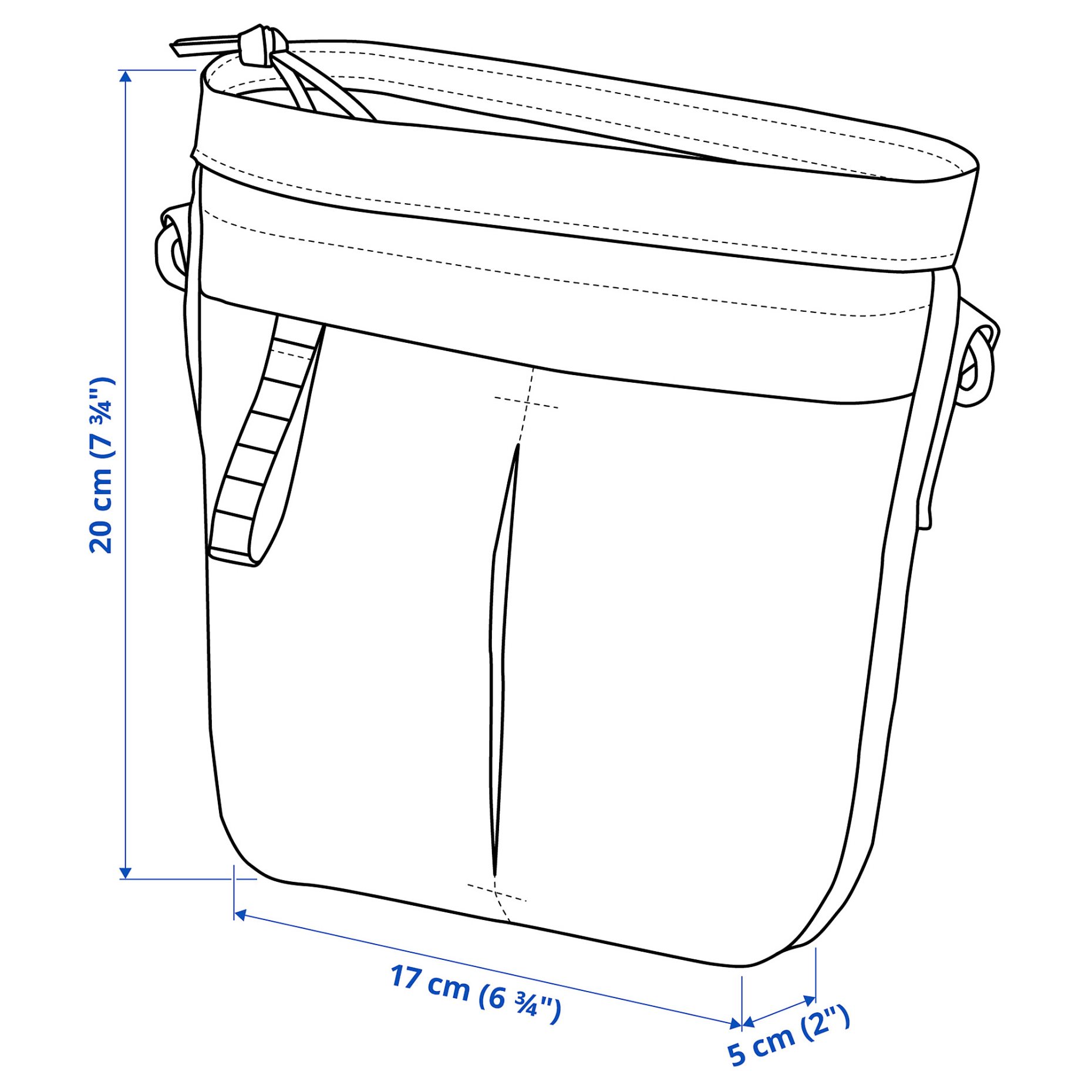 VÄRLDENS, crossbody bag, 2 l, 004.879.11