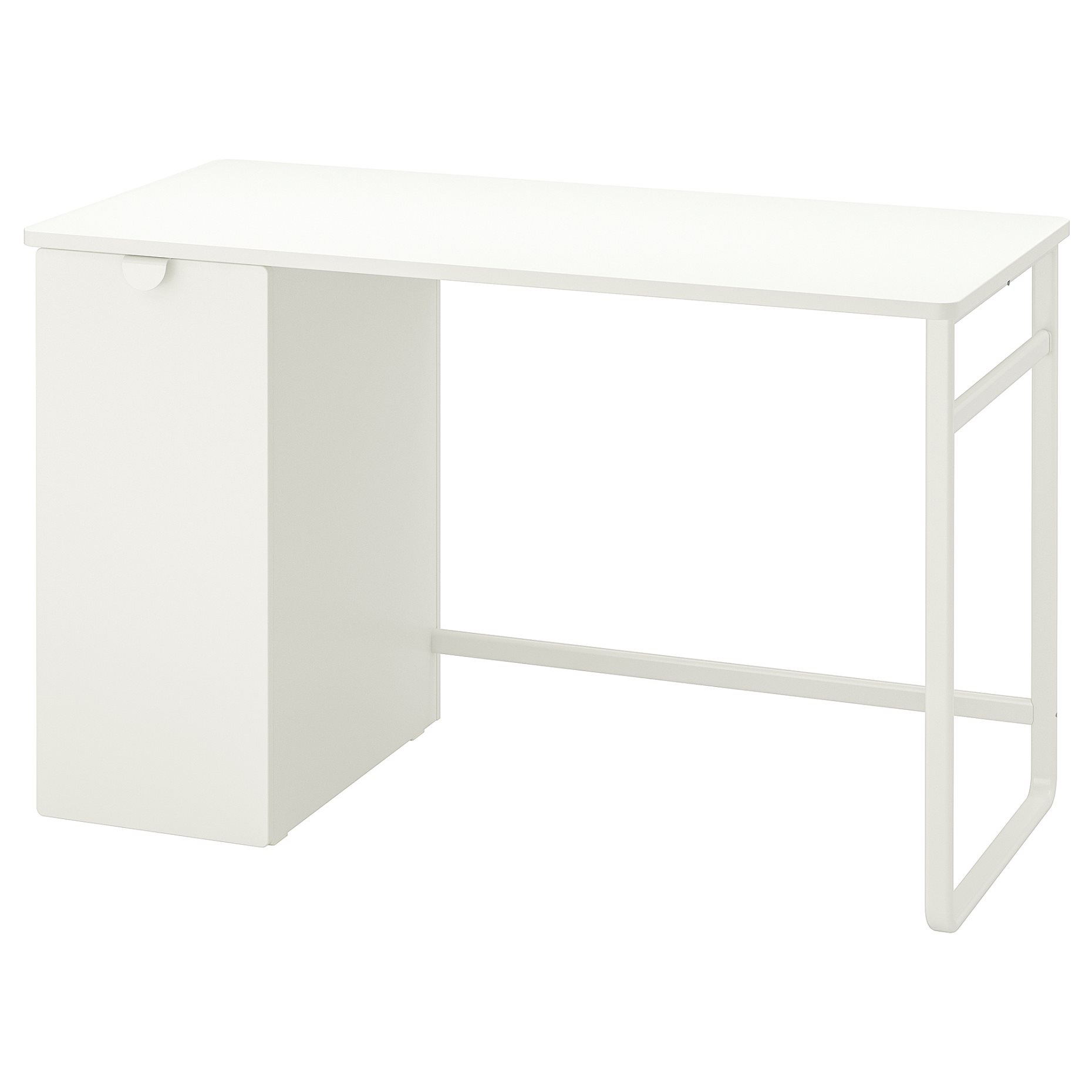 LÄRANDE, desk with pull-out storage unit, 58x120 cm, 004.927.95