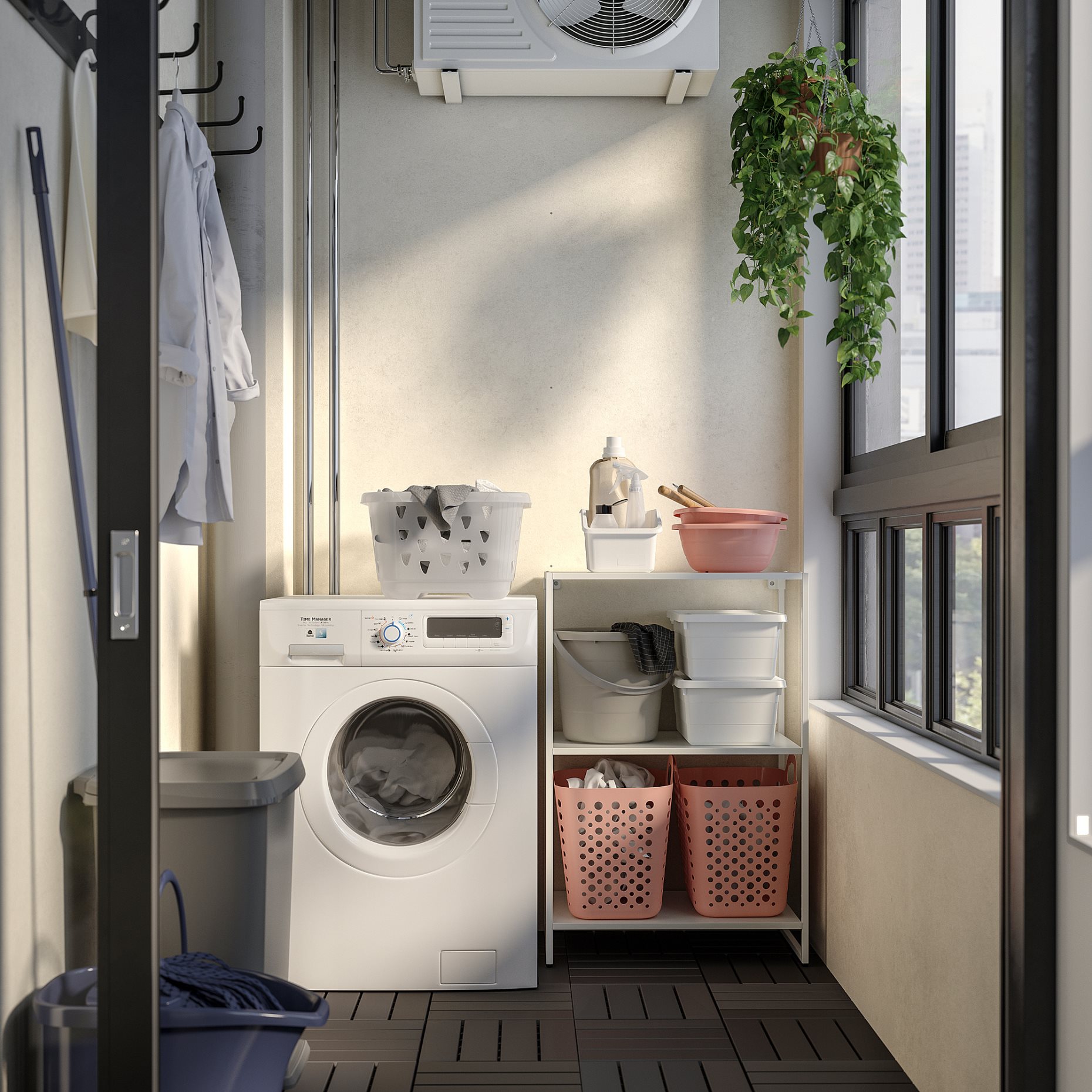 JOSTEIN, shelf metal/in/outdoor, 57x40 cm, 005.121.66