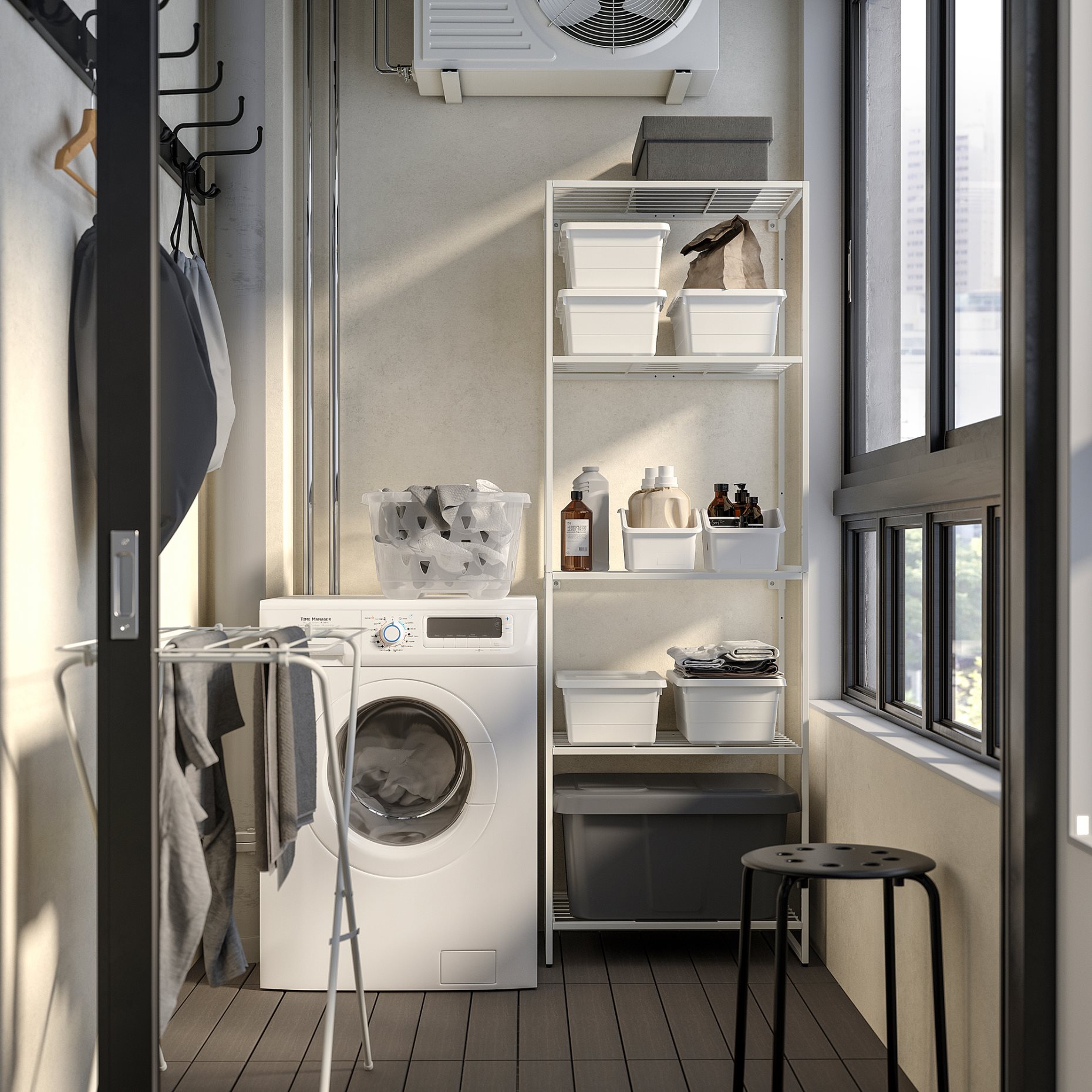 JOSTEIN, shelf wire/in/outdoor, 57x40 cm, 005.121.85