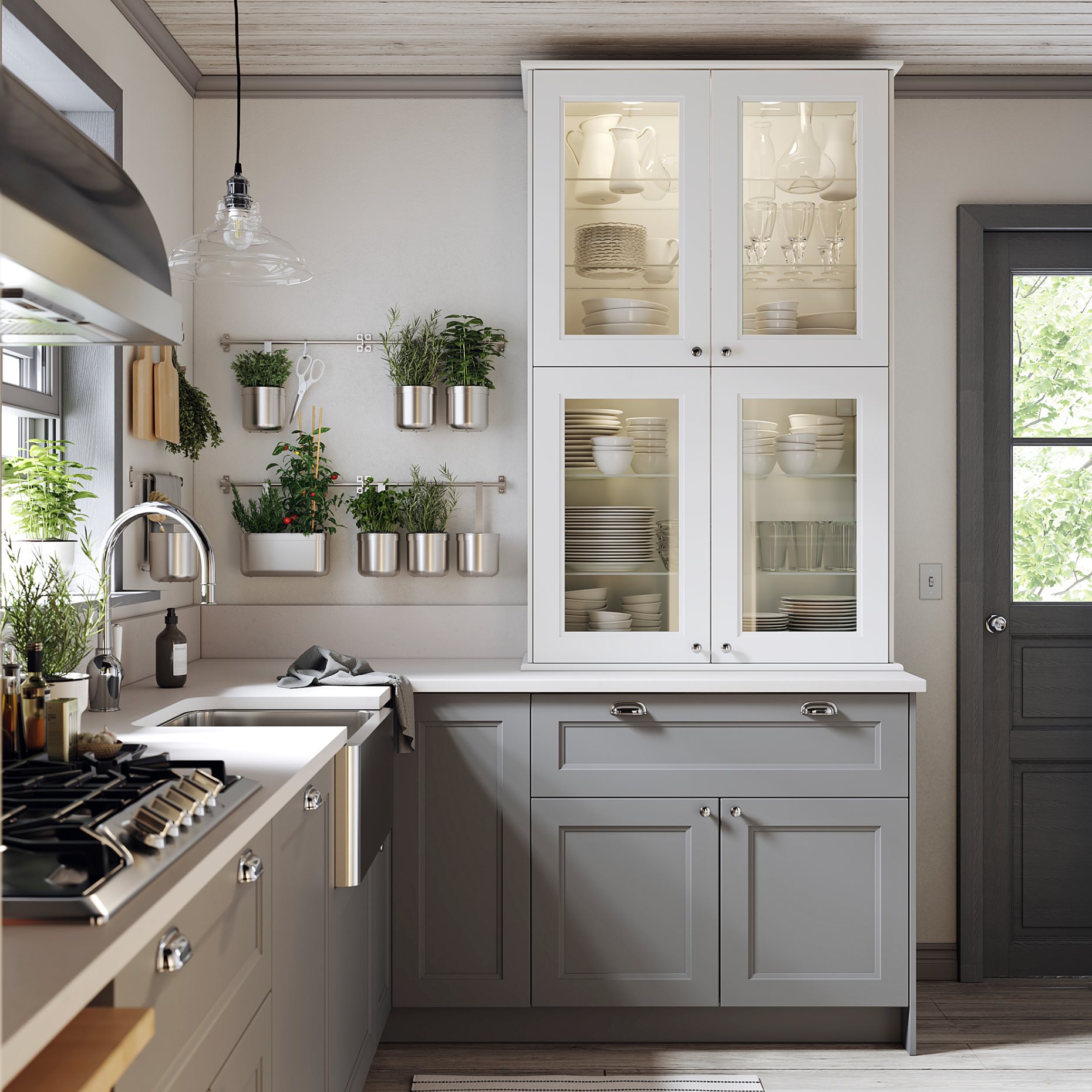 MITTLED, spotlight with built-in LED light source/dimmable, 005.286.62