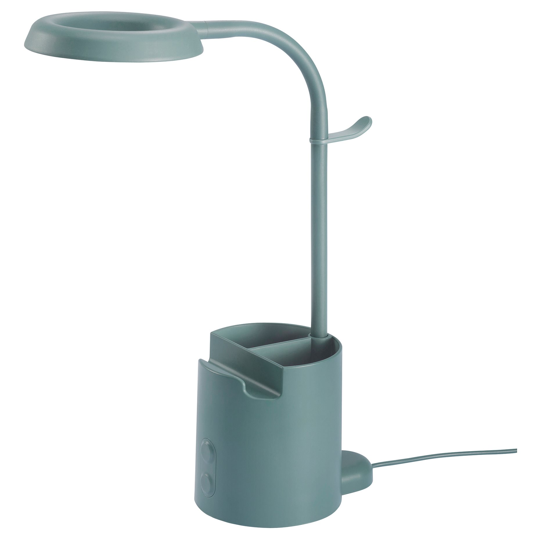 BRUNBÅGE, work lamp with storage/dimmable/built-in LED light source, 005.421.68