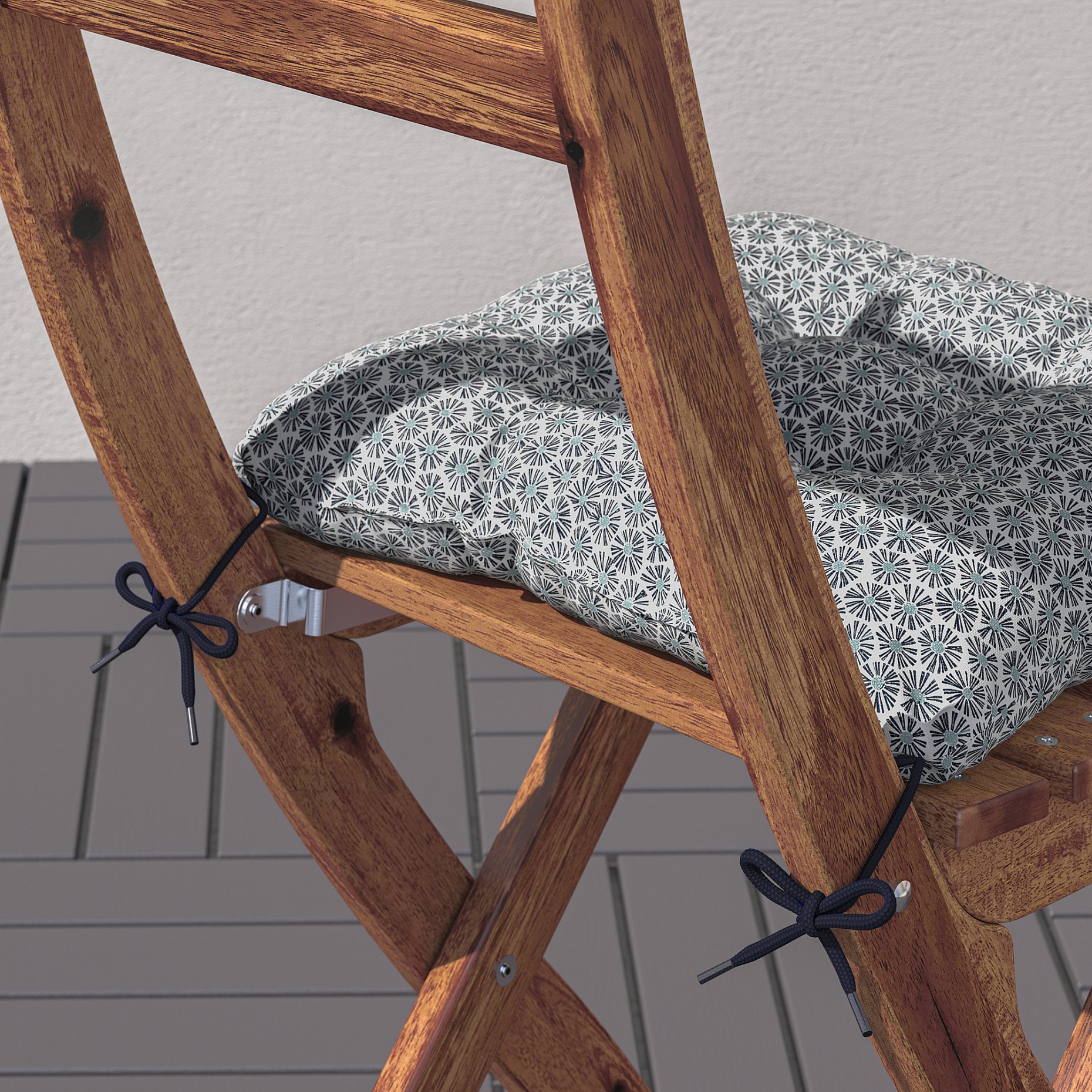 KLÖSAN, chair cushion/outdoor, 36x32 cm, 005.487.83