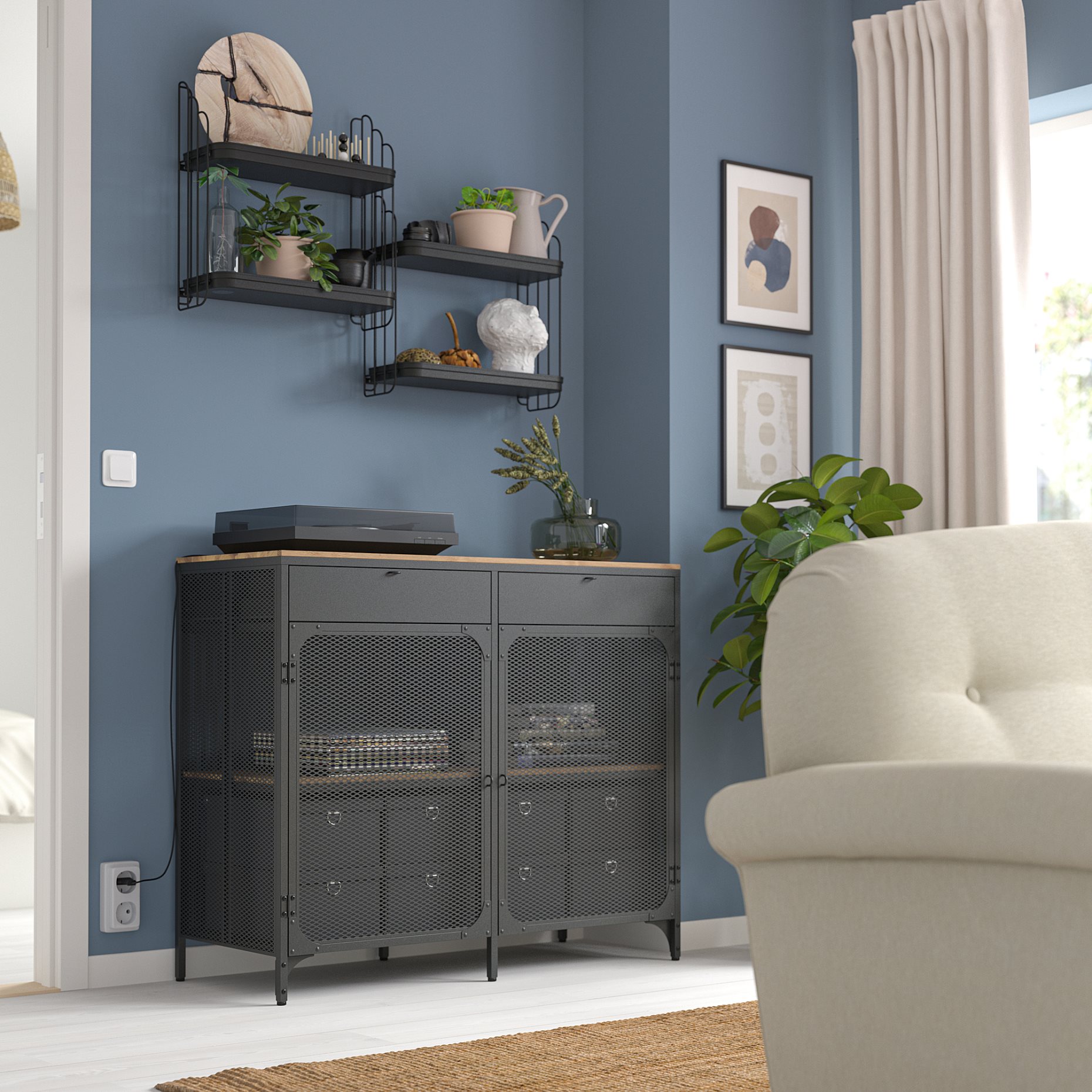 APOTEKARE, wall shelf, 50x52 cm, 005.501.96