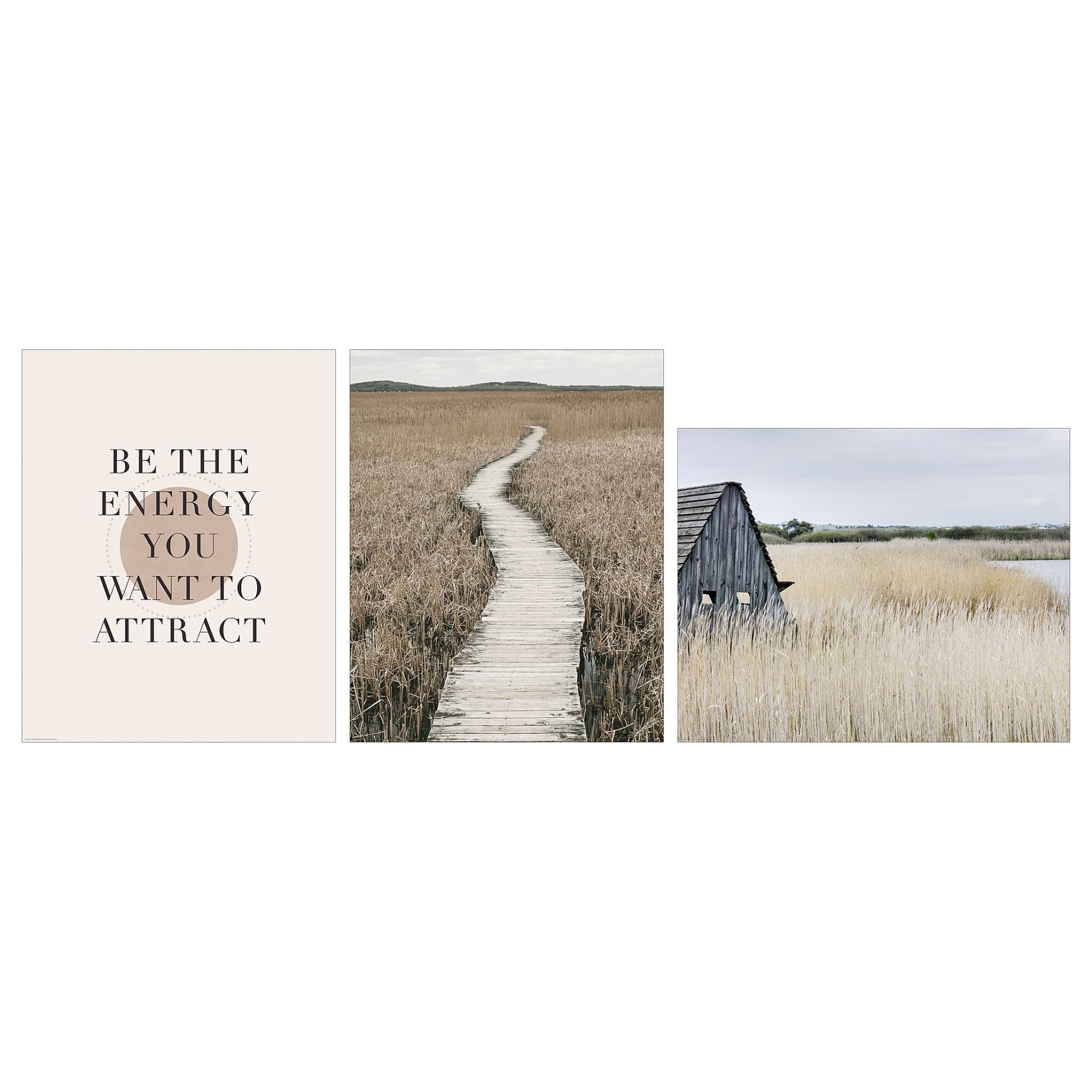 BILD, poster/Be the energy/3 pack, 40x50 cm, 005.606.90