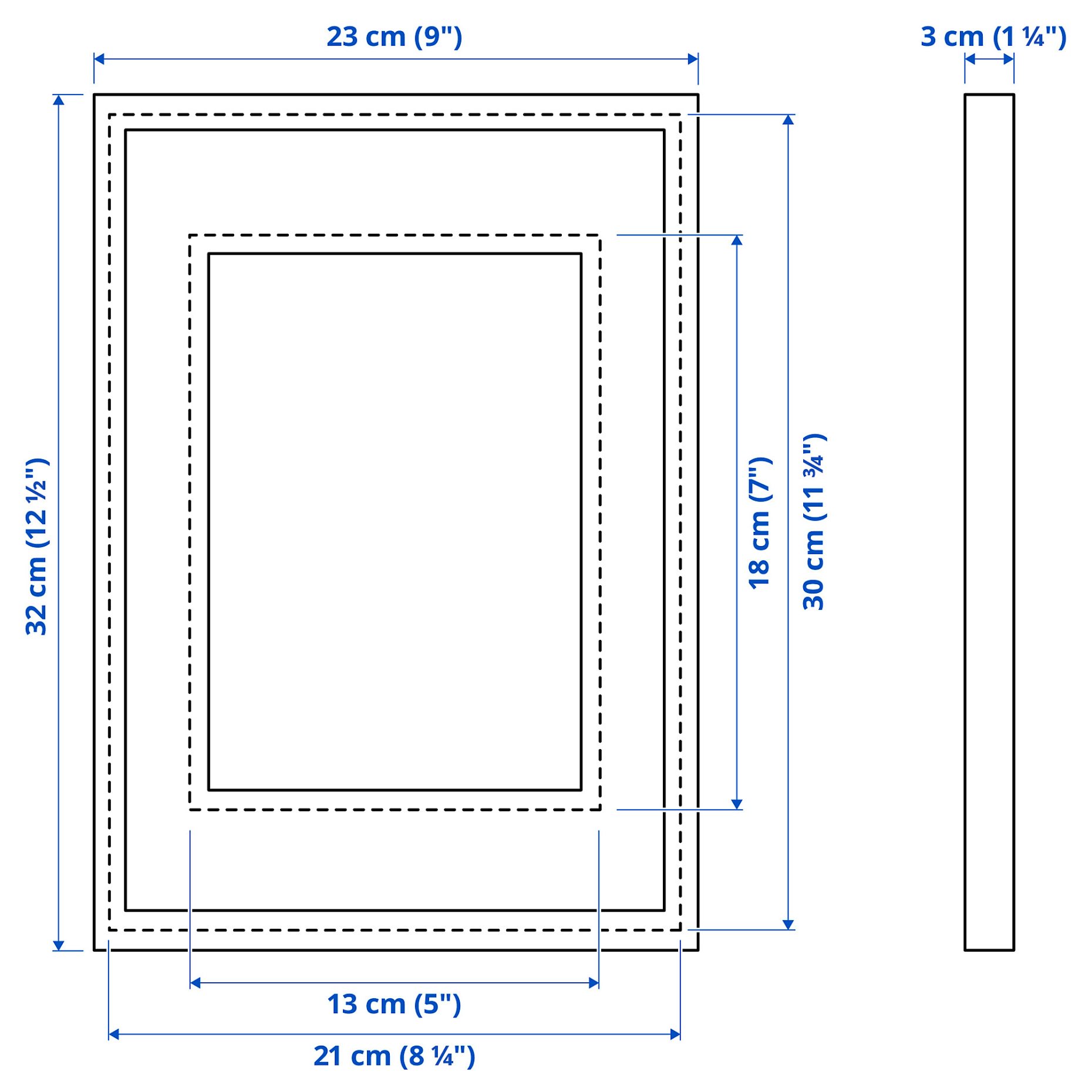 RODALM, κορνίζα, 21x30 cm, 005.663.62