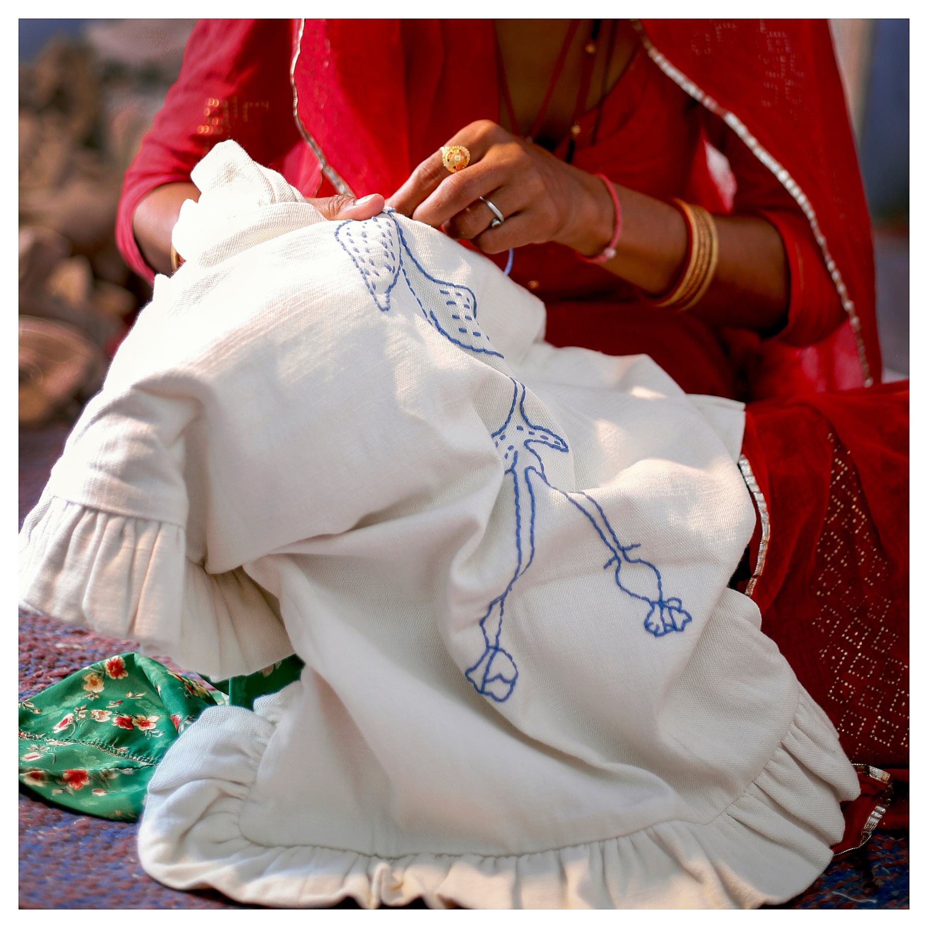 AKERNEJLIKA, κάλυμμα μαξιλαριού/ κέντημα, 50x50 cm, 005.701.75