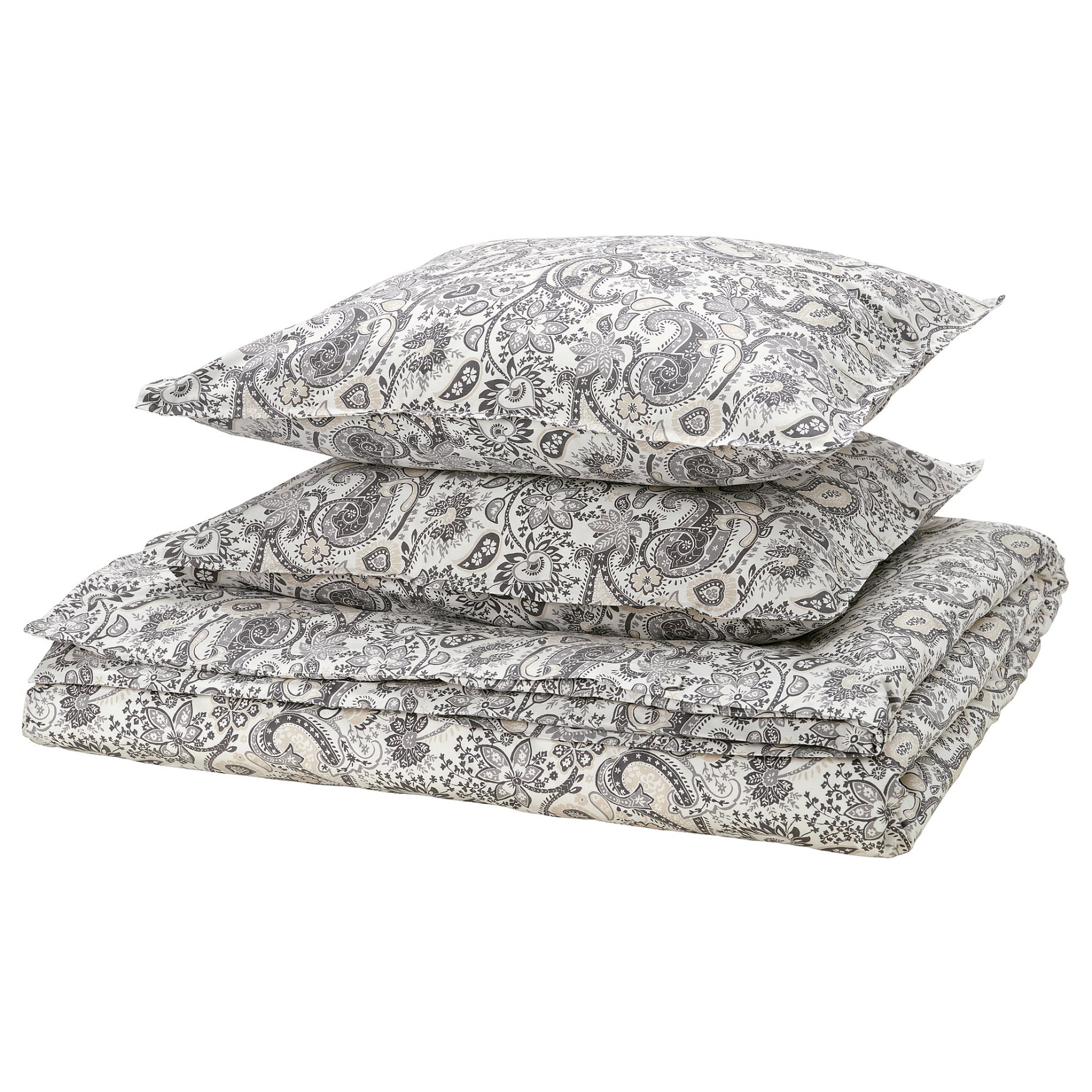 RODGERSIA, duvet cover and 2 pillowcases, 240x220/50x60 cm, 005.793.93