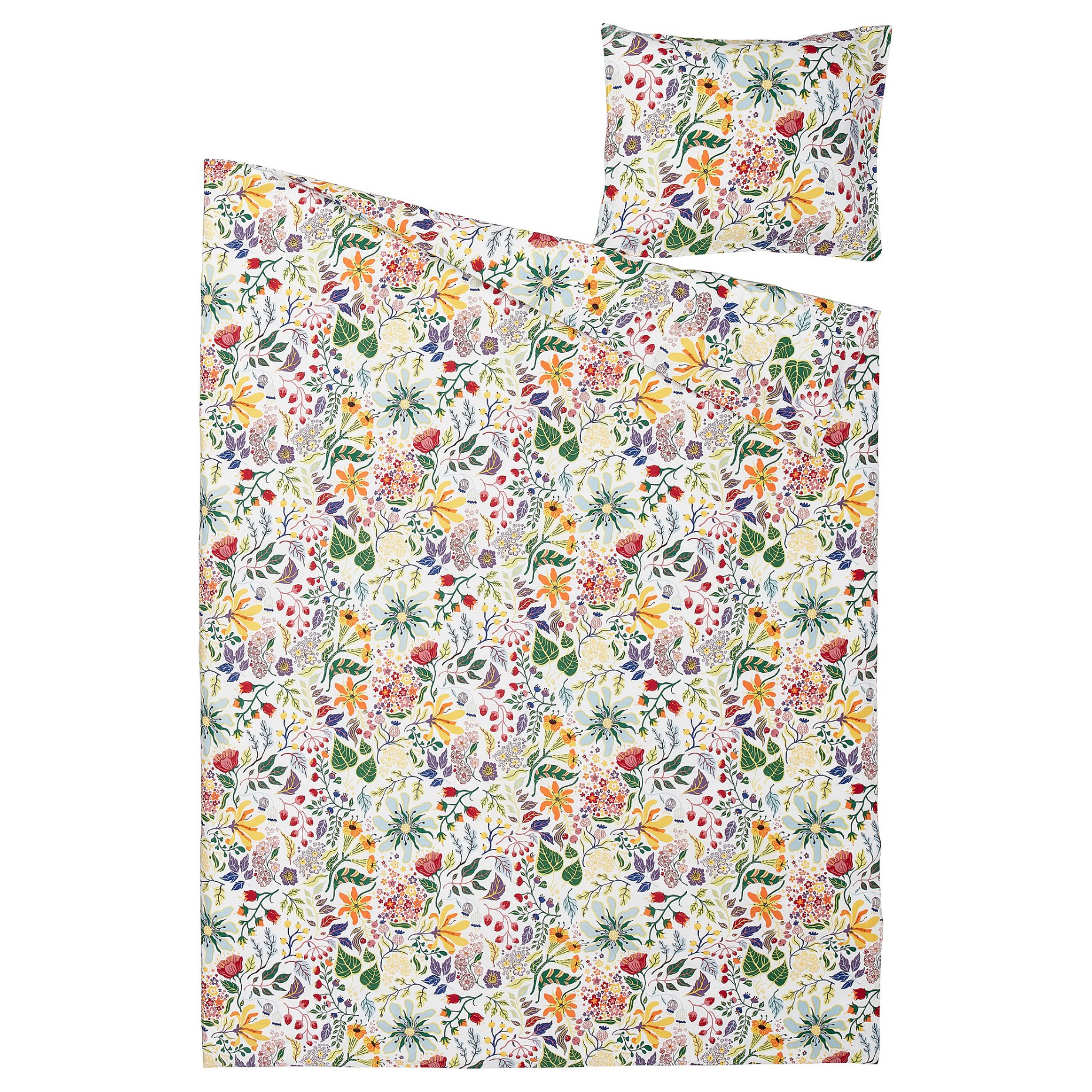 STRANDLUMMER, παπλωματοθήκη και μαξιλαροθήκη, 150x200/50x60 cm, 005.797.98