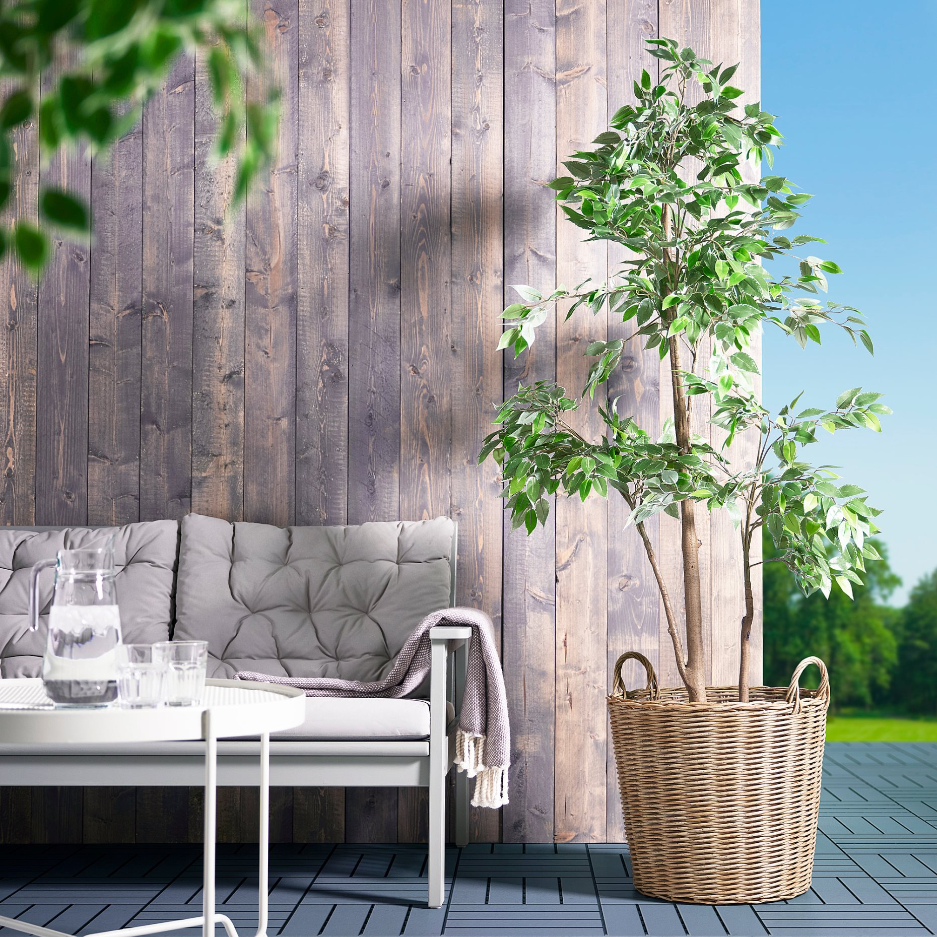 FLODBJÖRK, plant pot in/outdoor, 41 cm, 005.847.85