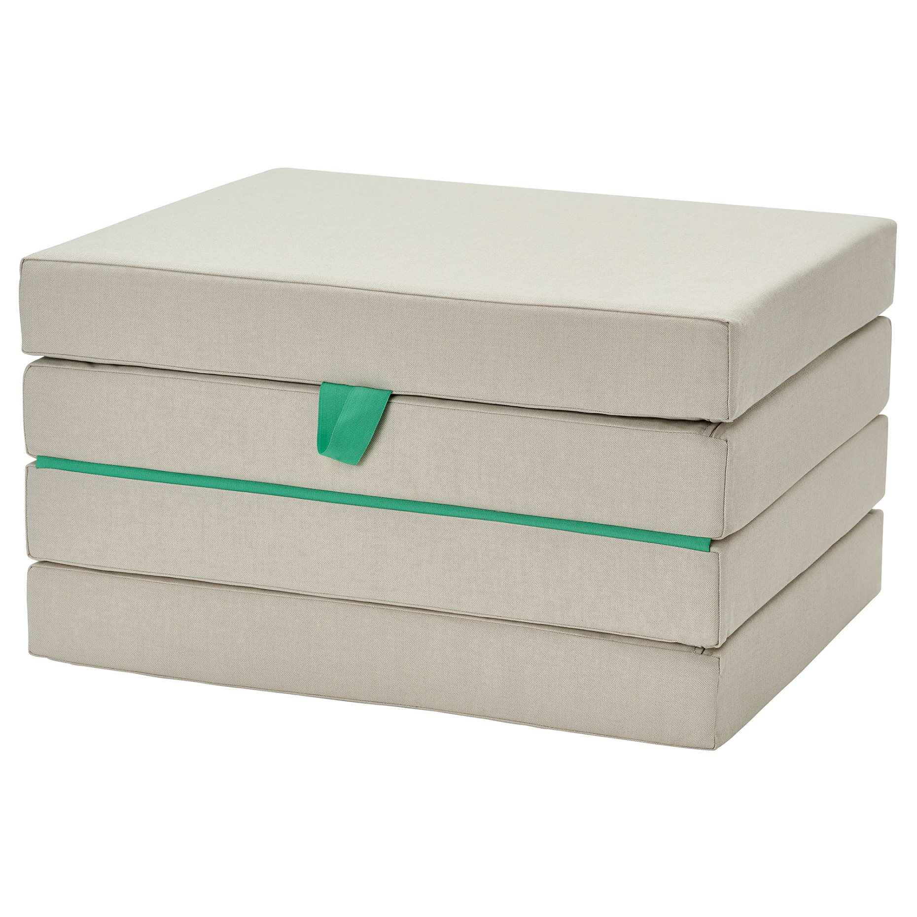 SLÄKT, pouffe/mattress, foldable, 005.903.57