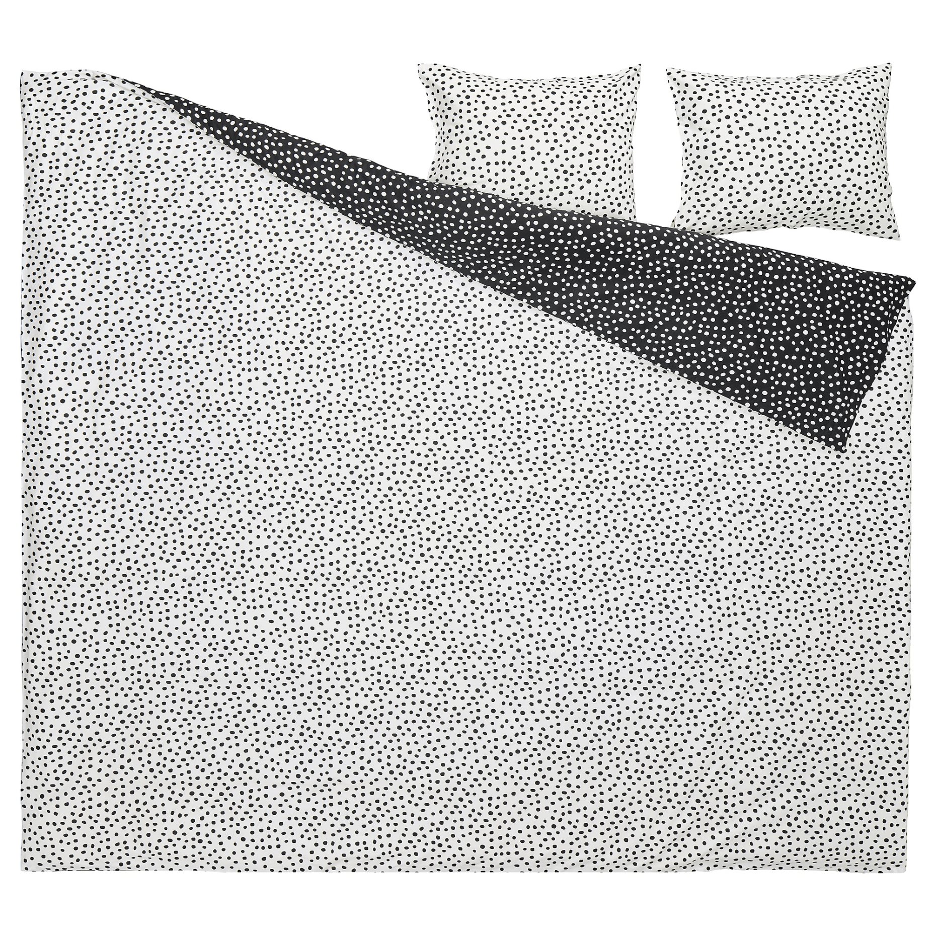 BJÖRKGRÅMAL, duvet cover and 2 pillowcases, 240x220/50x60 cm, 005.911.73
