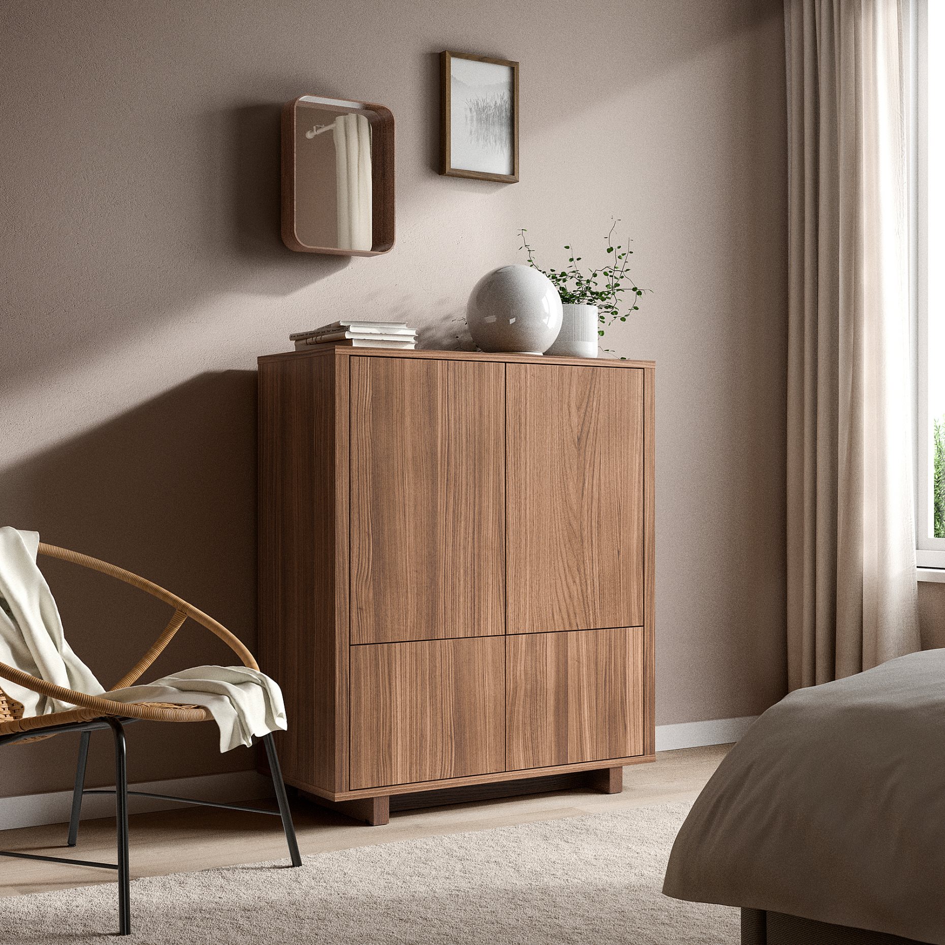 DVÄRGSYREN, καθρέφτης, 28x37 cm, 005.915.97