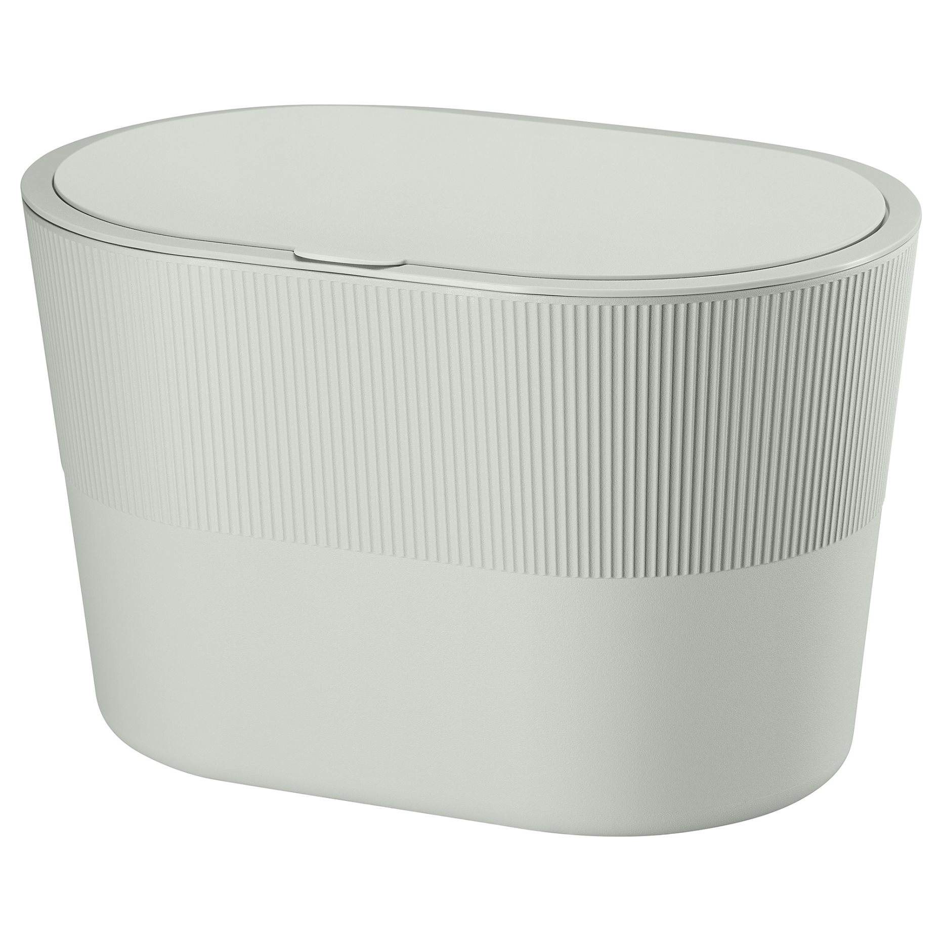 KINNASJÖ, καλάθι απορριμμάτων με καπάκι και αυτοκόλλητο, 4 l, 005.918.56