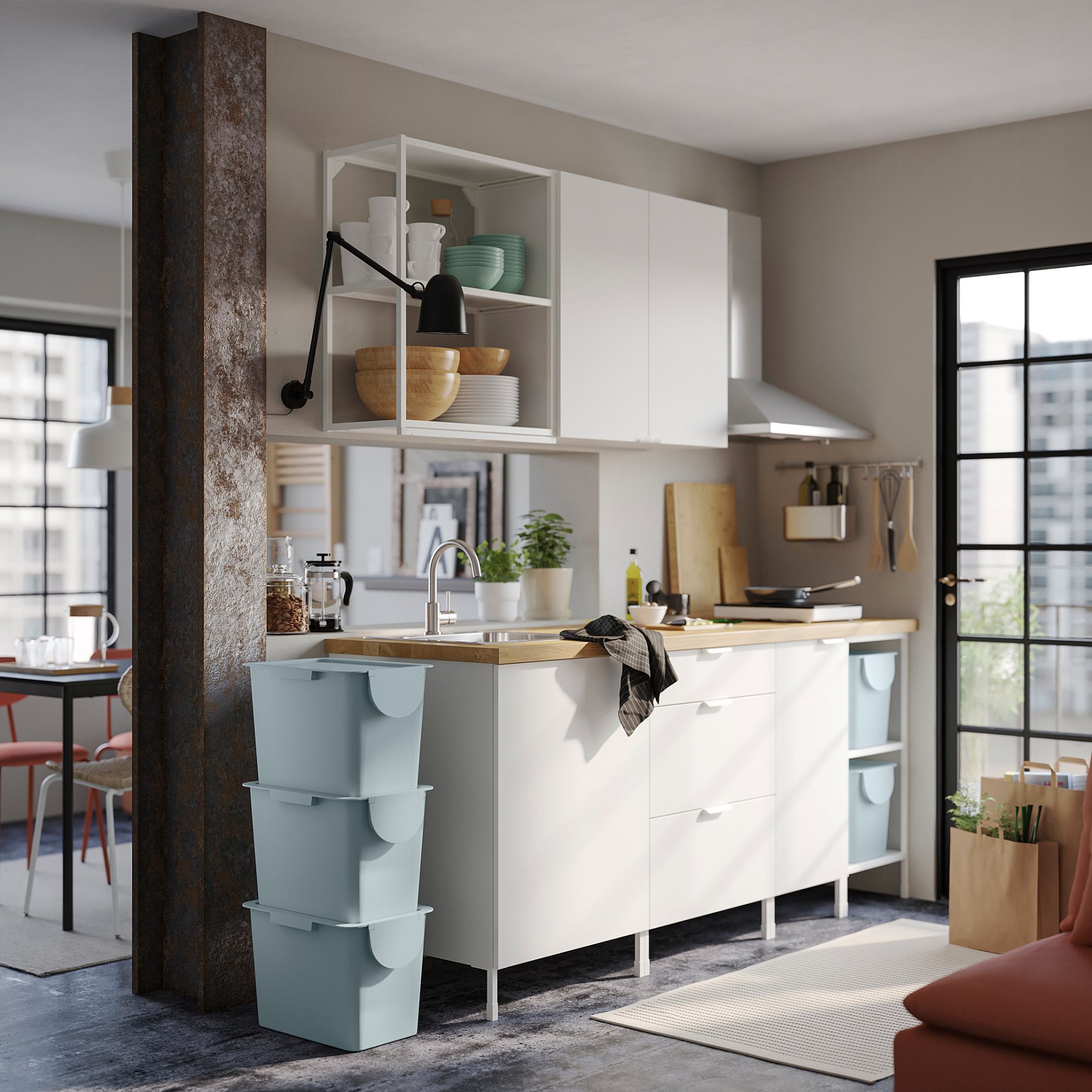 TRÖSKNING, κάδος με καπάκι, 25 l, 005.922.57