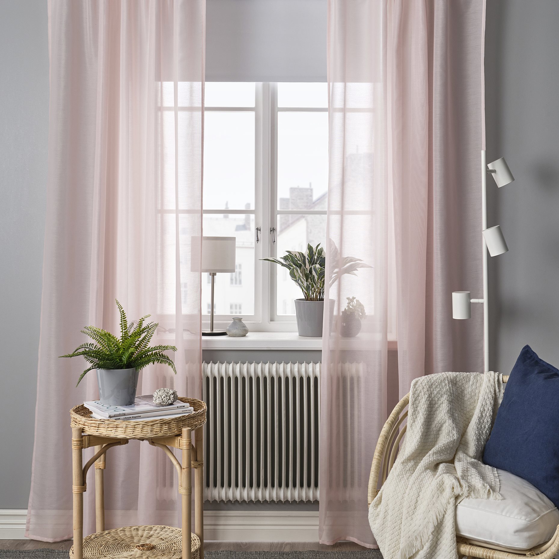 STENFRÖ, sheer curtains/1 pair, 145x300 cm, 005.948.93
