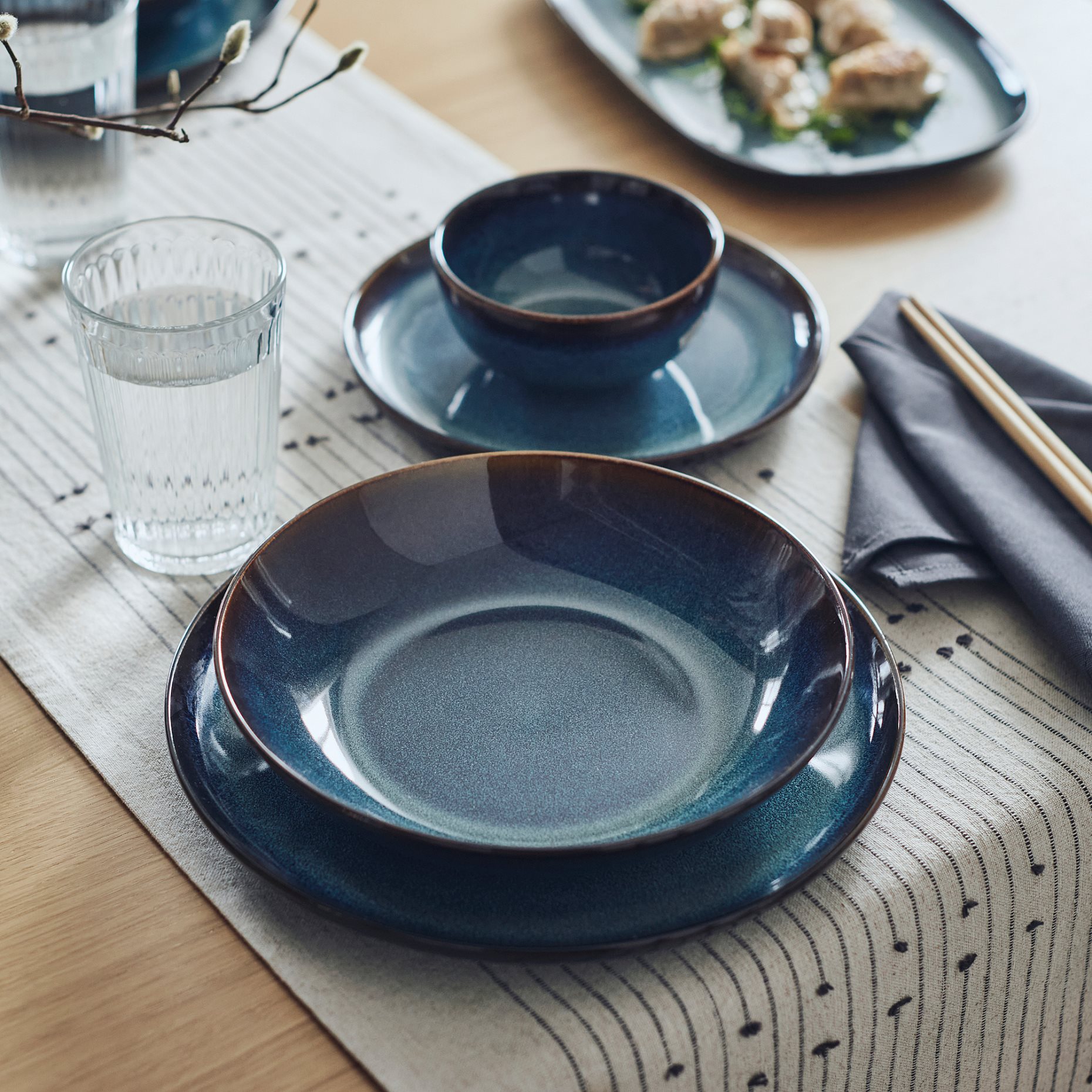 GLADELIG, βαθύ πιάτο, 21 cm, 006.007.14