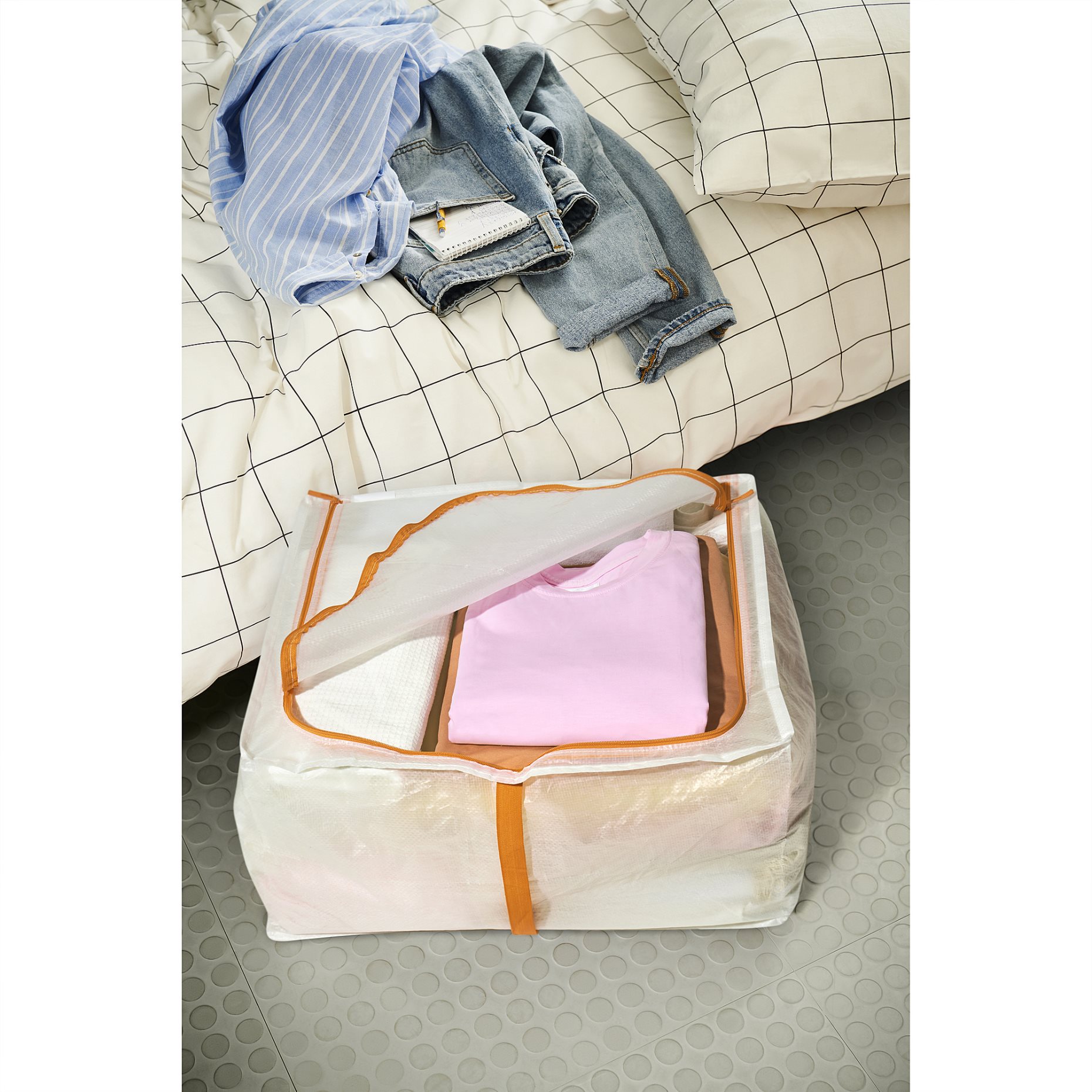 PÄRKLA, θήκη αποθήκευσης, 55x49x30 cm, 006.011.05