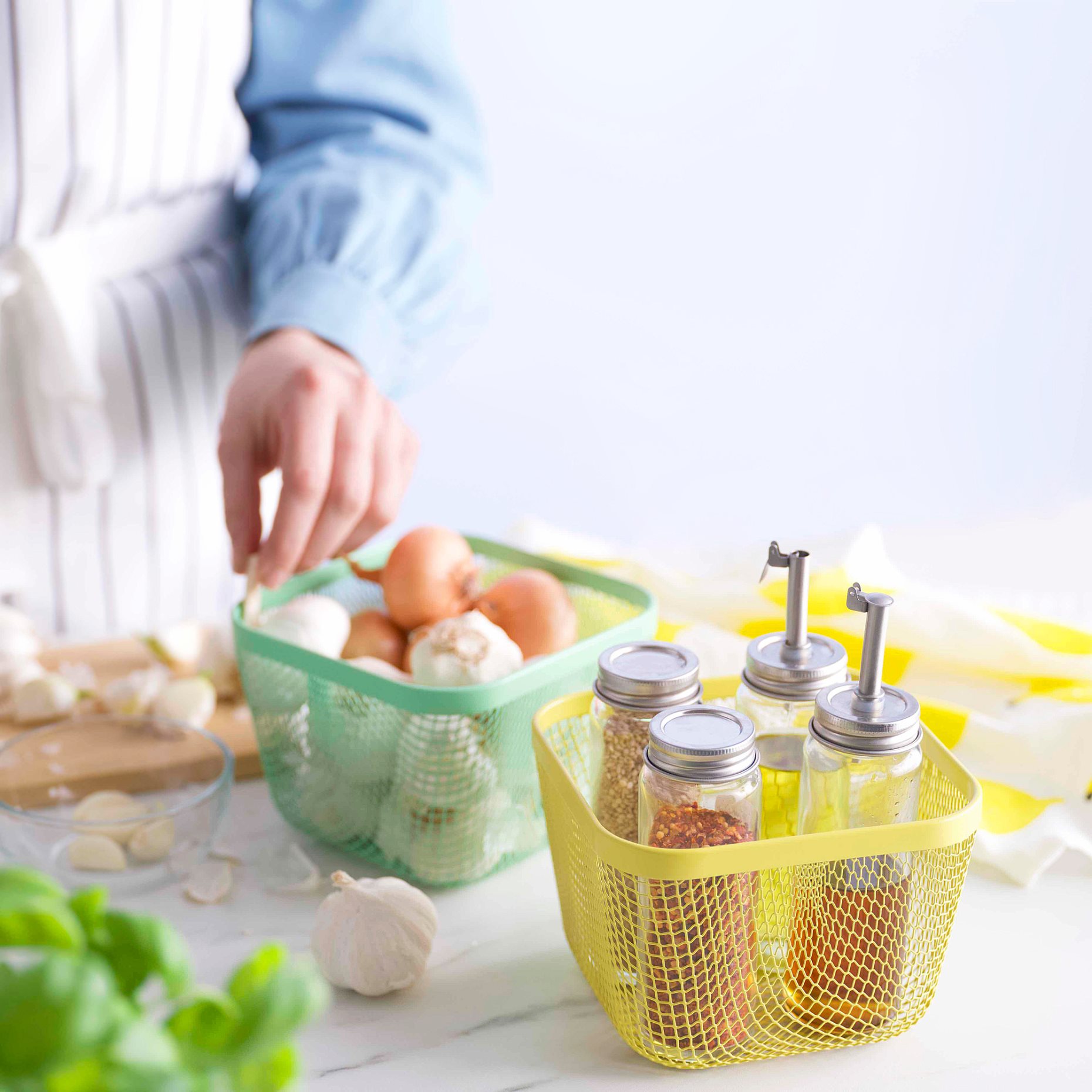 IKEA 365+, food storage basket/2 pack, 14x14x10 cm, 006.013.32