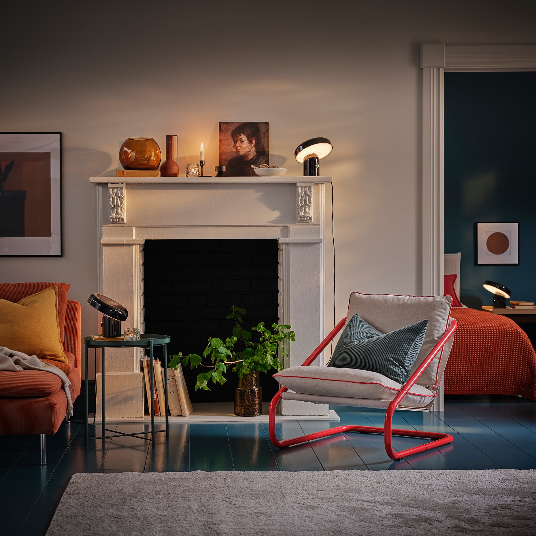 BLOMPRAKT, bluetooth speaker lamp, 006.049.67