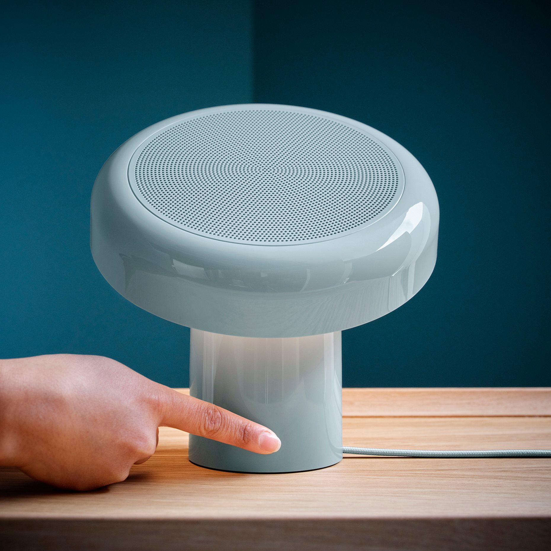 BLOMPRAKT, φωτιστικό ηχείο bluetooth, 006.049.72