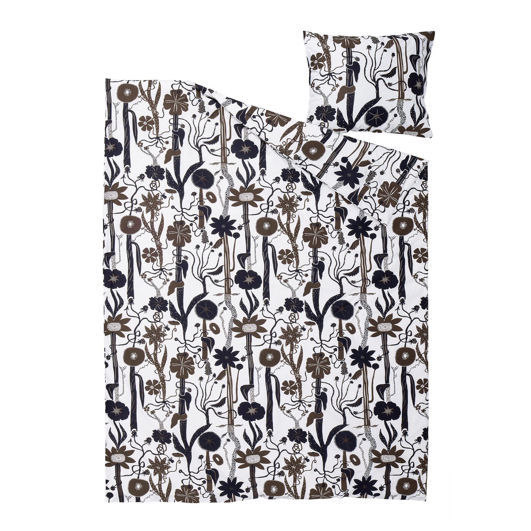 LUNDSKAFTING, παπλωματοθήκη και μαξιλαροθήκη, 150x200/50x60 cm, 006.063.58