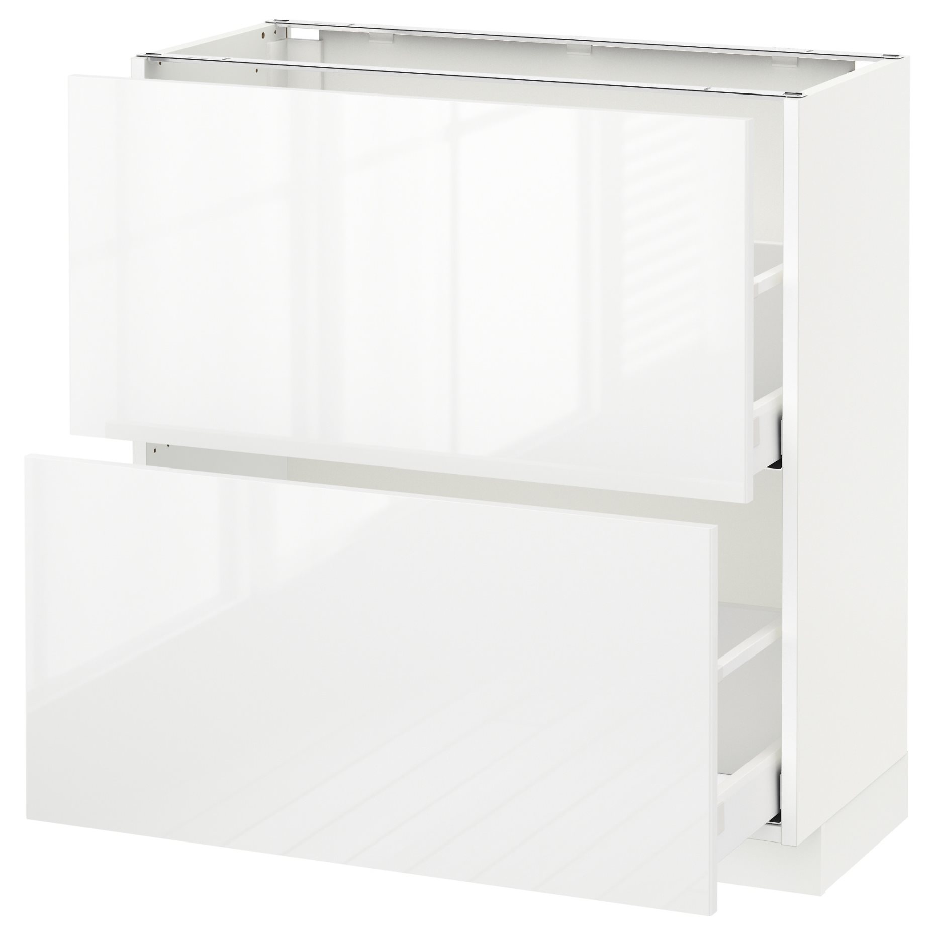 METOD/MAXIMERA, base cabinet with 2 drawers, 091.132.91