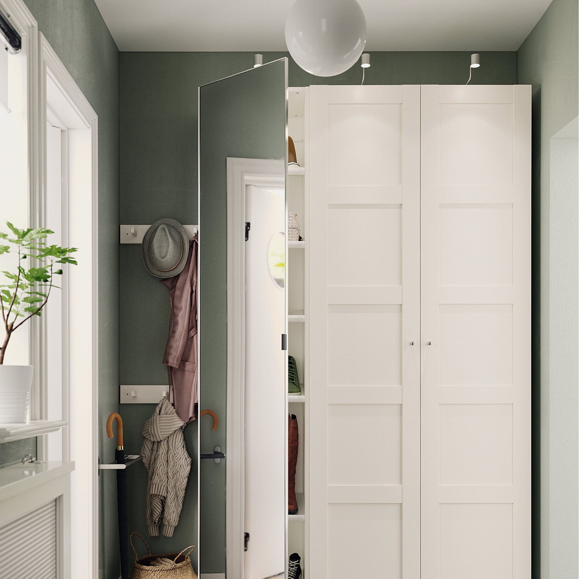 ÅHEIM, πόρτα με μεντεσέδες, 50x195 cm, 092.817.22