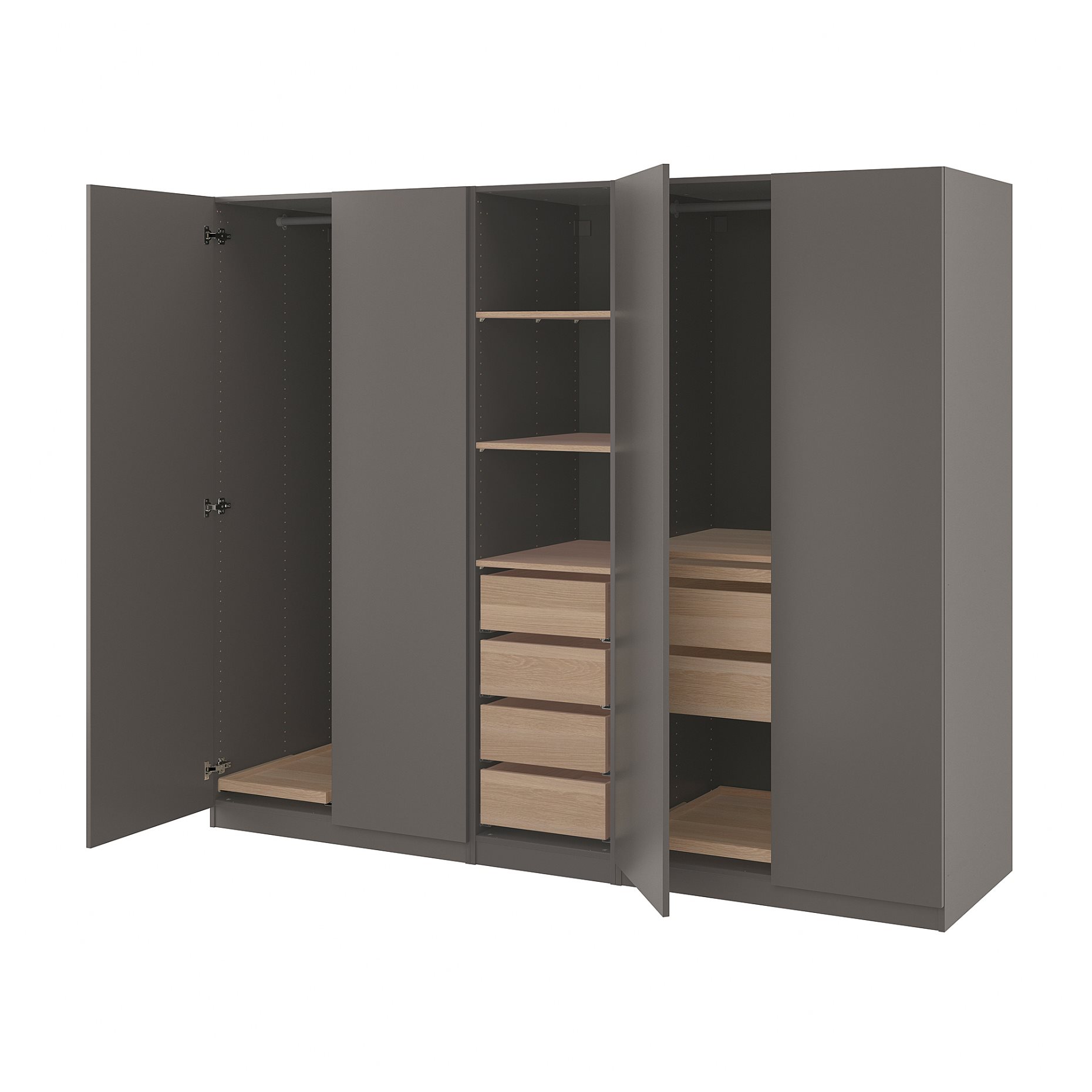 PAX/FORSAND, wardrobe, 250x60x201 cm, 094.298.89