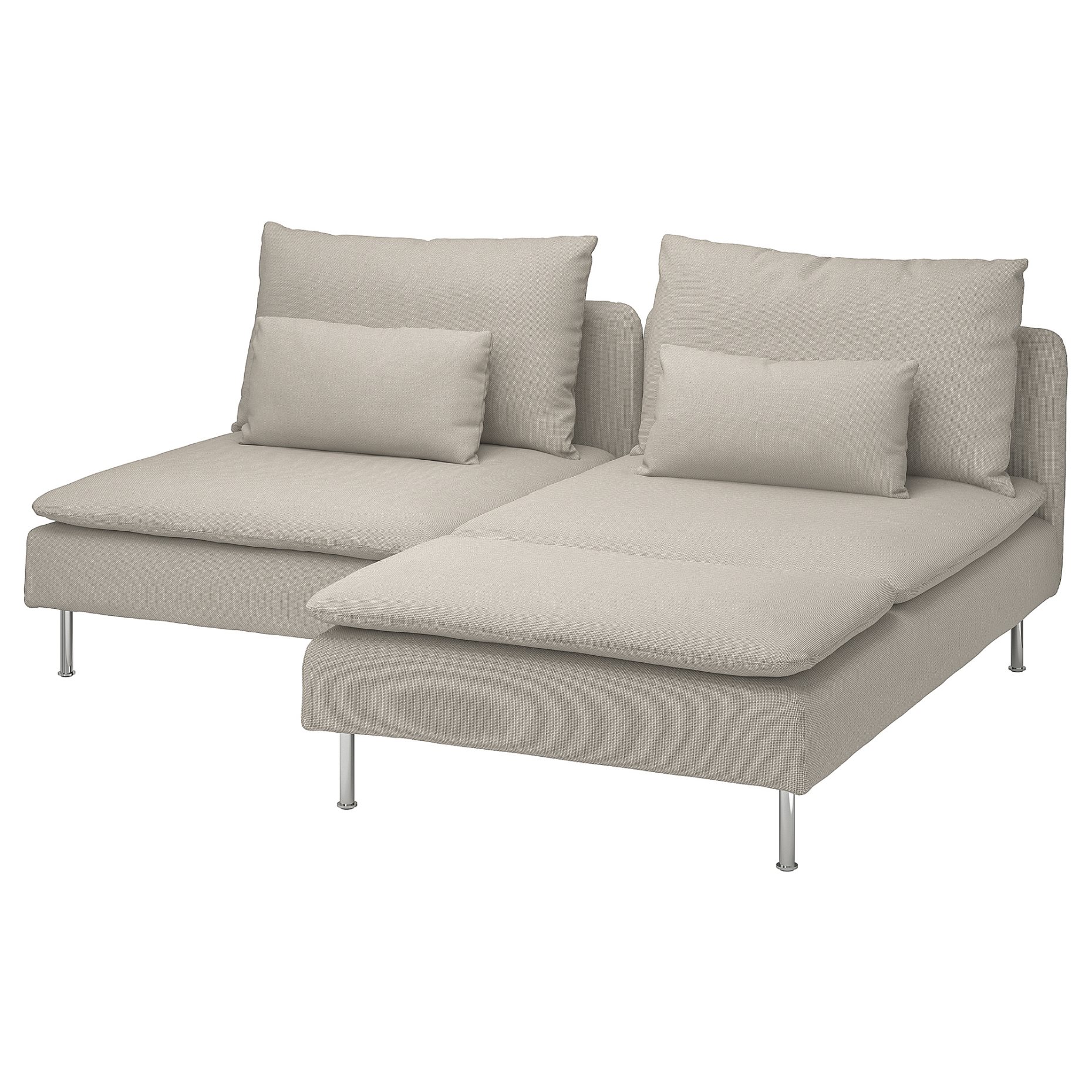 SÖDERHAMN, 2-seat sofa with chaise longue, 094.496.89