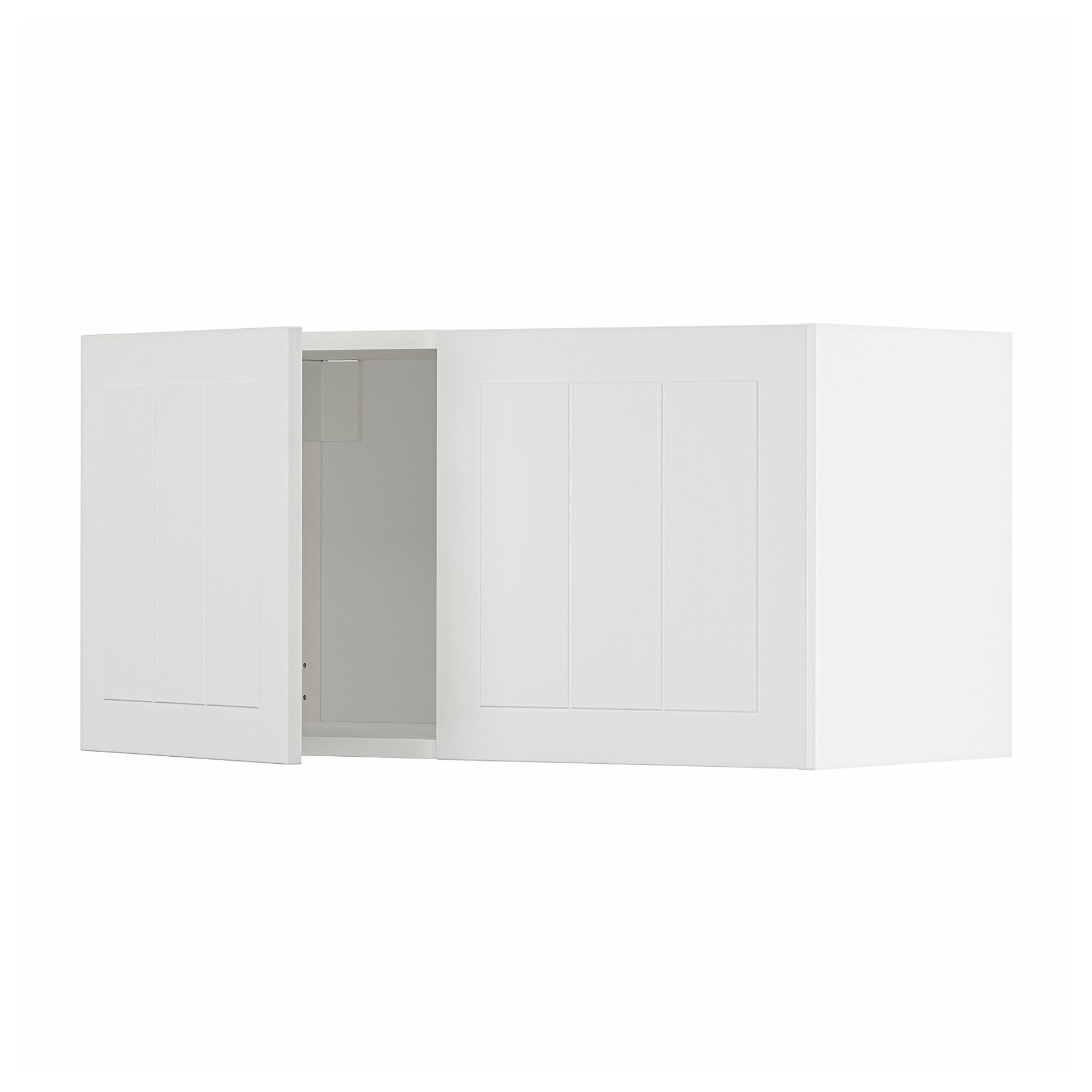 METOD, wall cabinet with 2 doors, 80x40 cm, 094.577.40