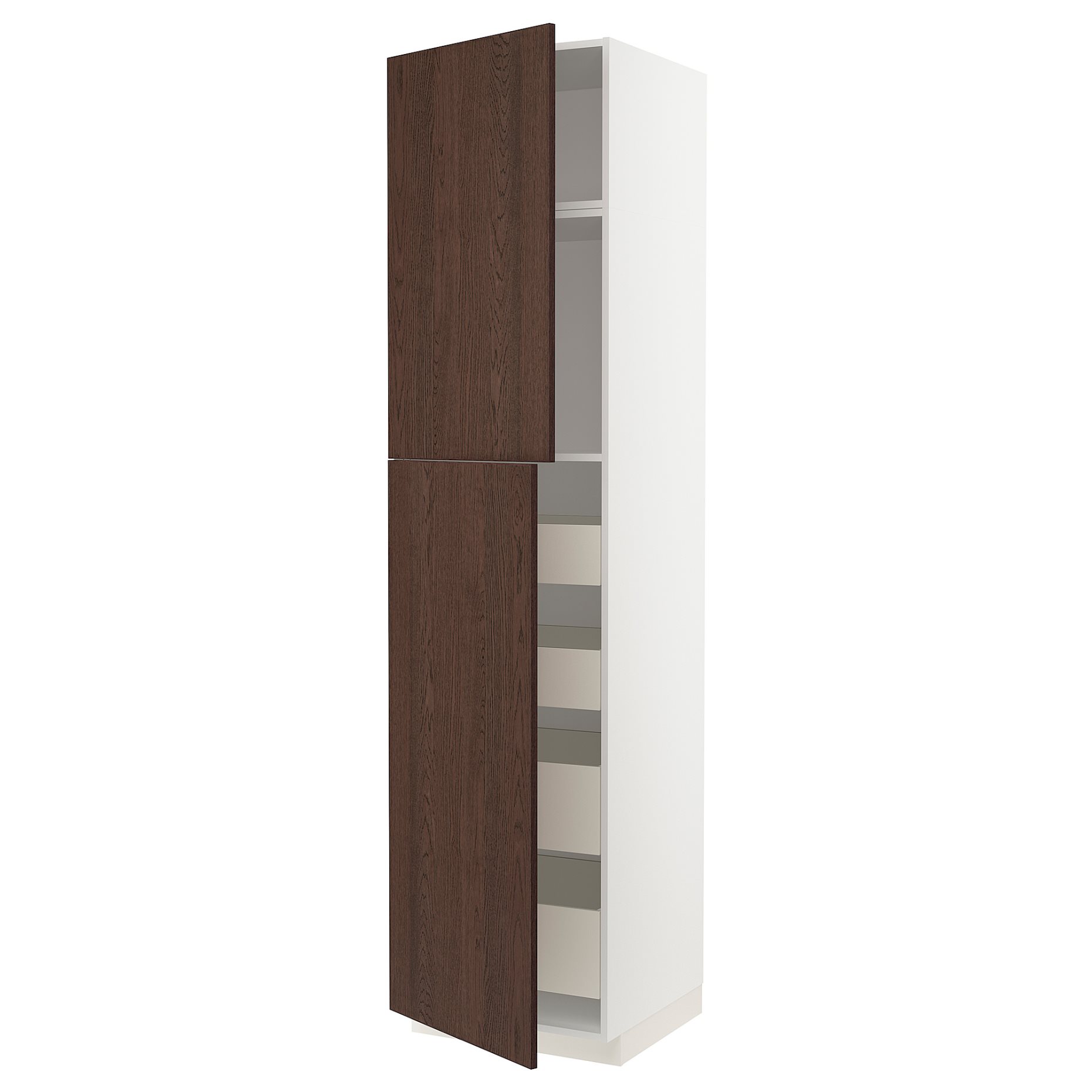 METOD, high cabinet with 2 doors/4 drawers, 60x60x240 cm, 094.594.85