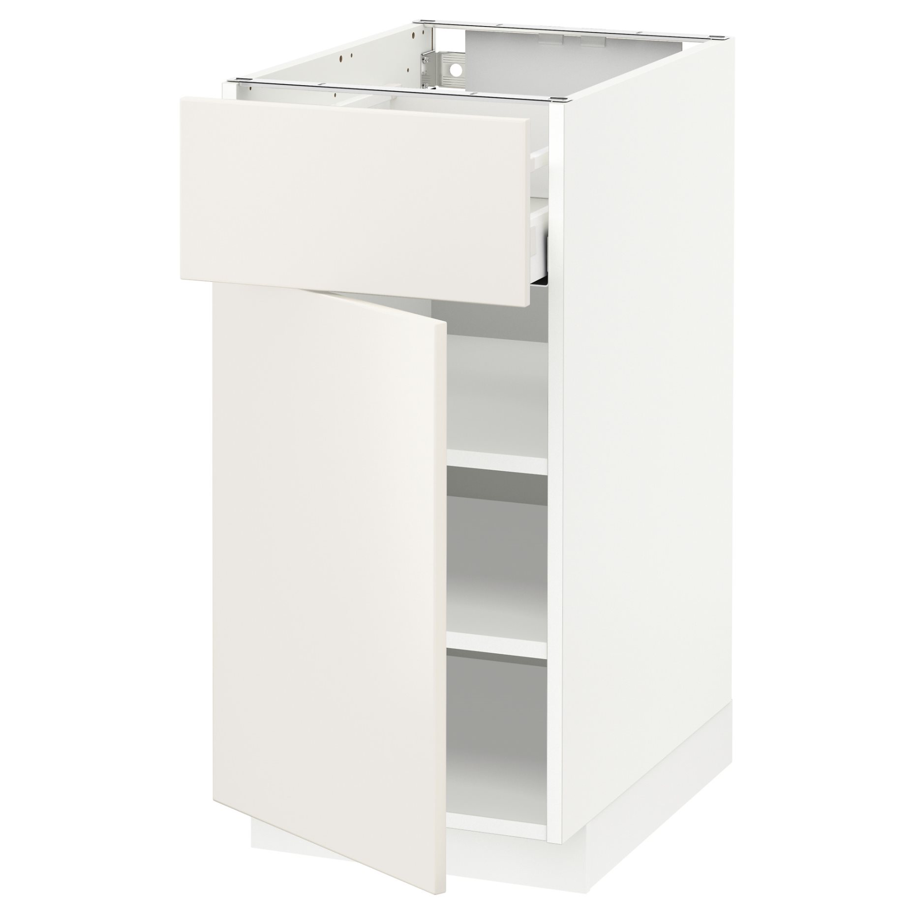 METOD, base cabinet with drawer/door, 40x60 cm, 094.596.40